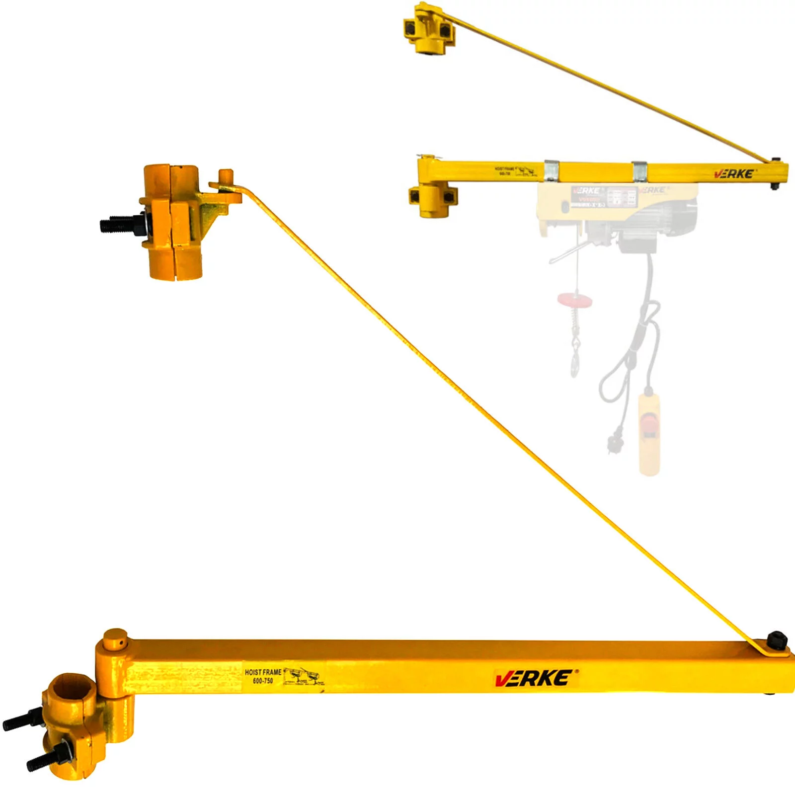 RAMA WYCIĄGARKI 600-750mm