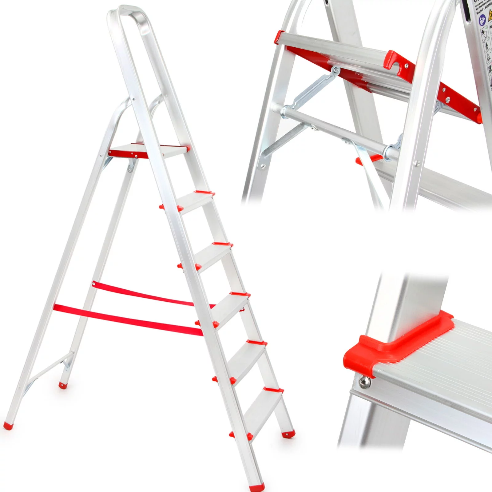 DRABINA ALUMINIOWA 6 stopni