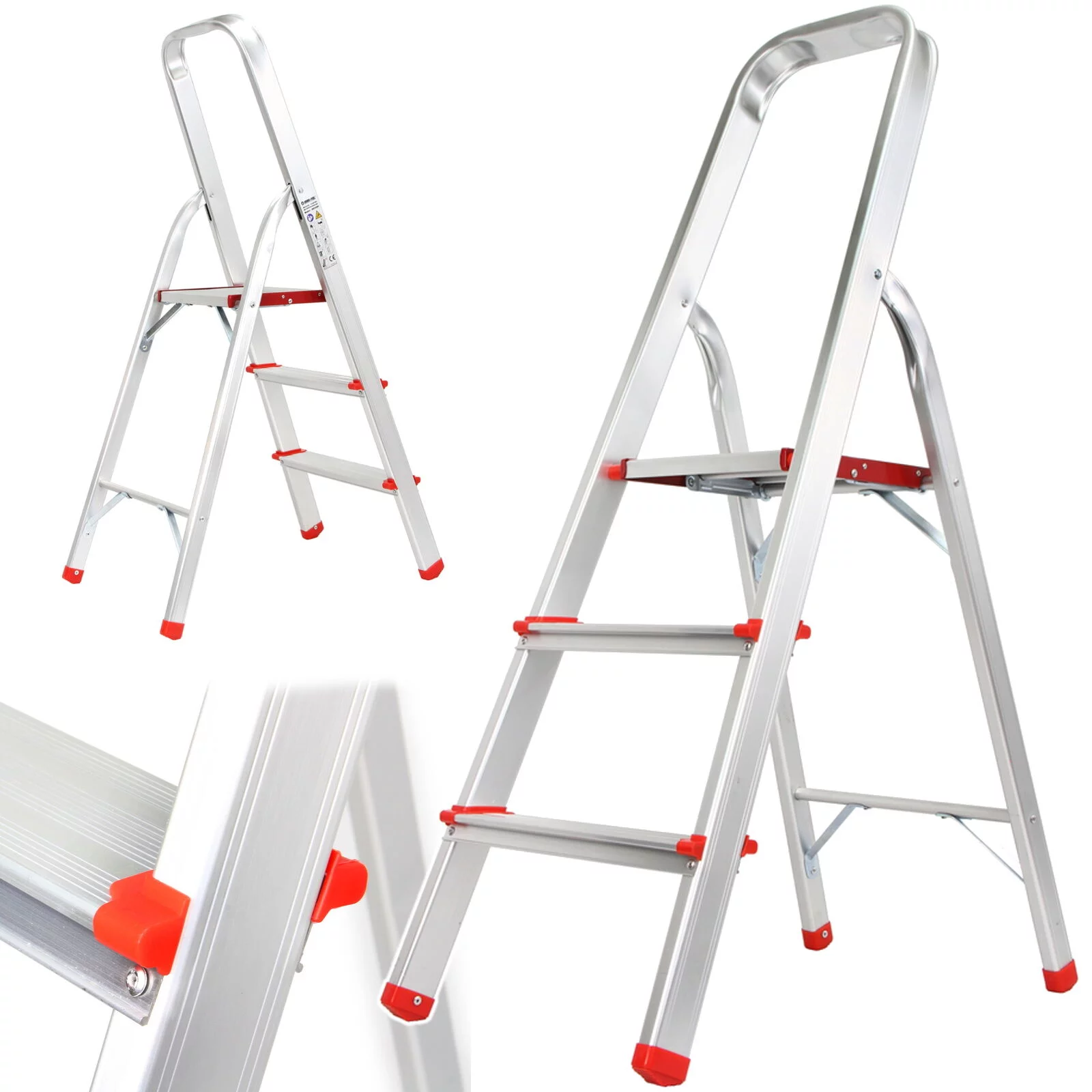 DRABINA ALUMINIOWA 3 stopnie