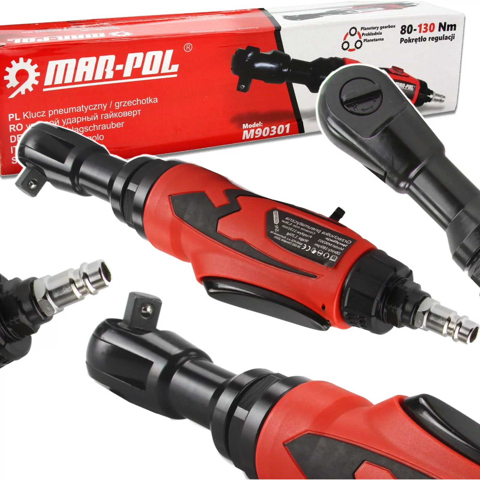 GRZECHOTKA PNEUMATYCZNA 1/2" KOMPOZYT