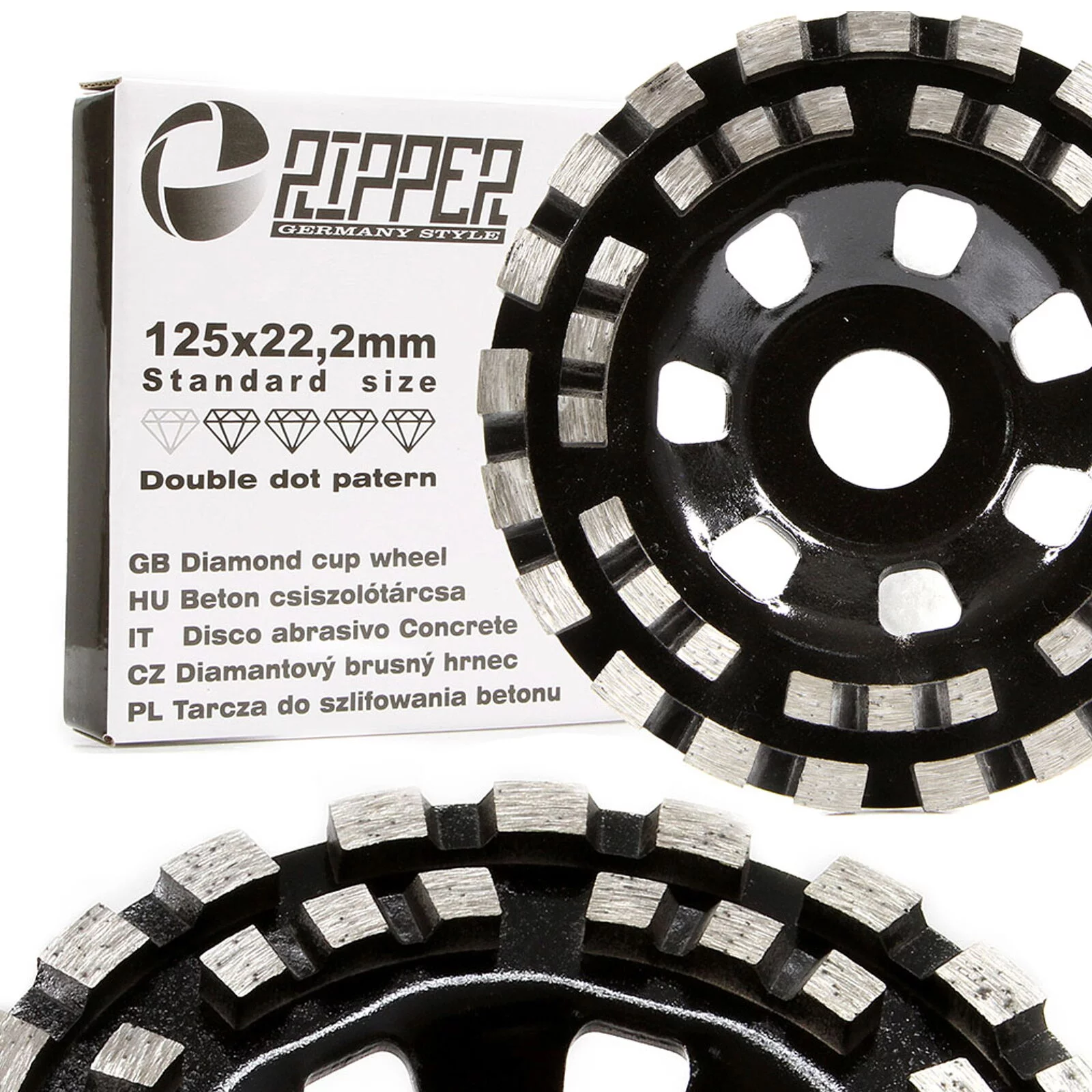 TARCZA DO SZLIF. BETONU DOUBLE-DOT 125mm