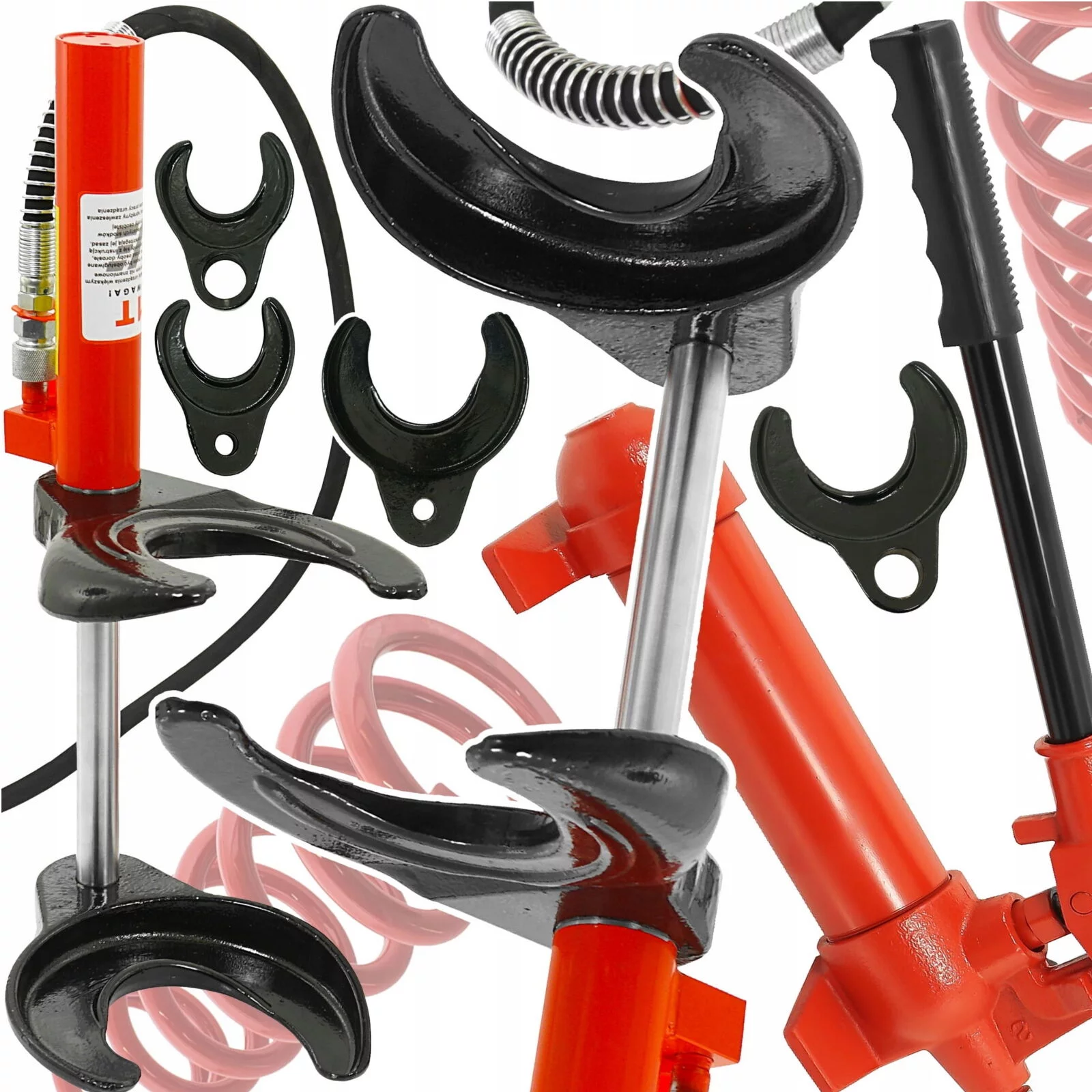 ŚCIĄGACZ DO SPRĘŻYN 1T POMPA + SIŁOWNIK