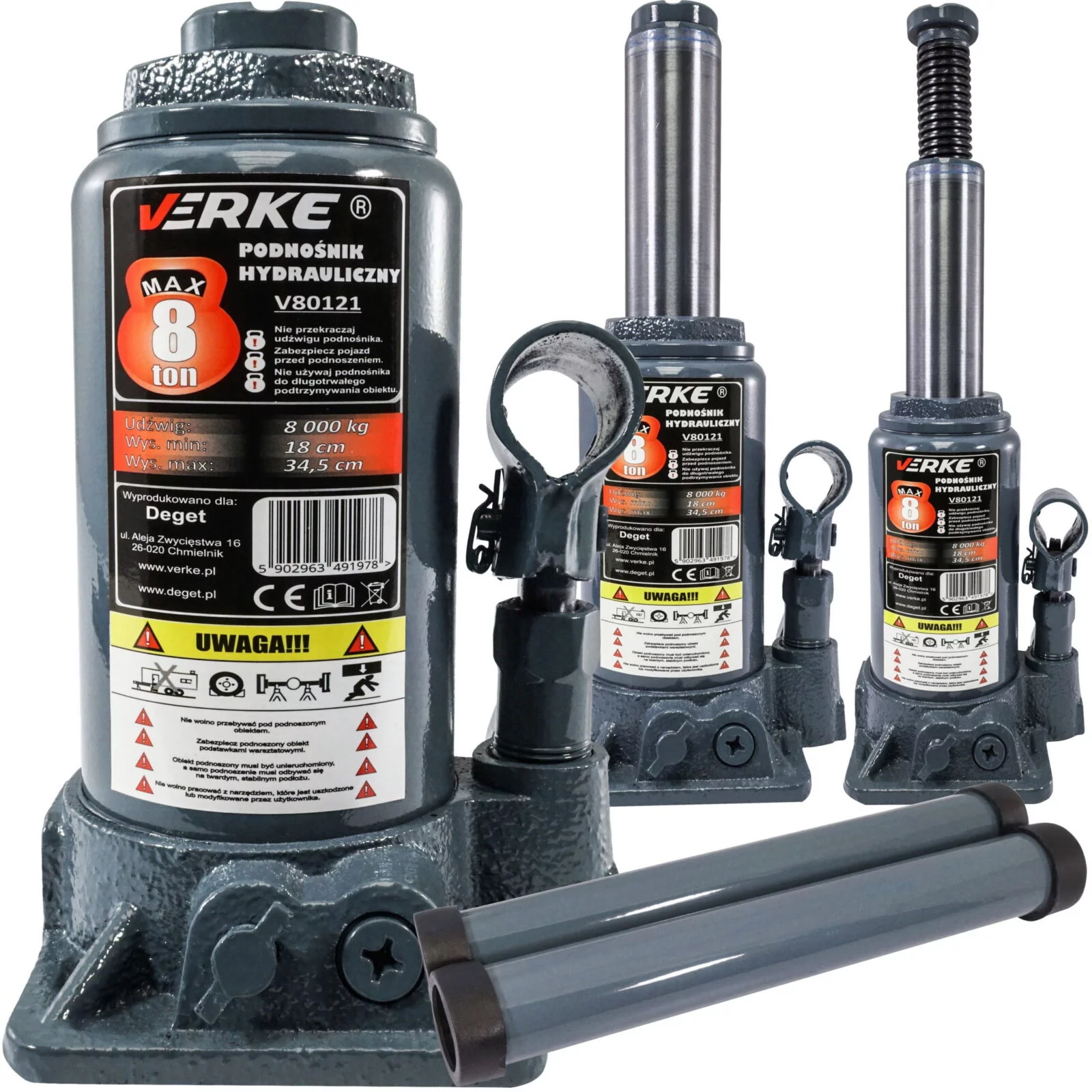 PODNOŚNIK SŁUPKOWY 8T V80121