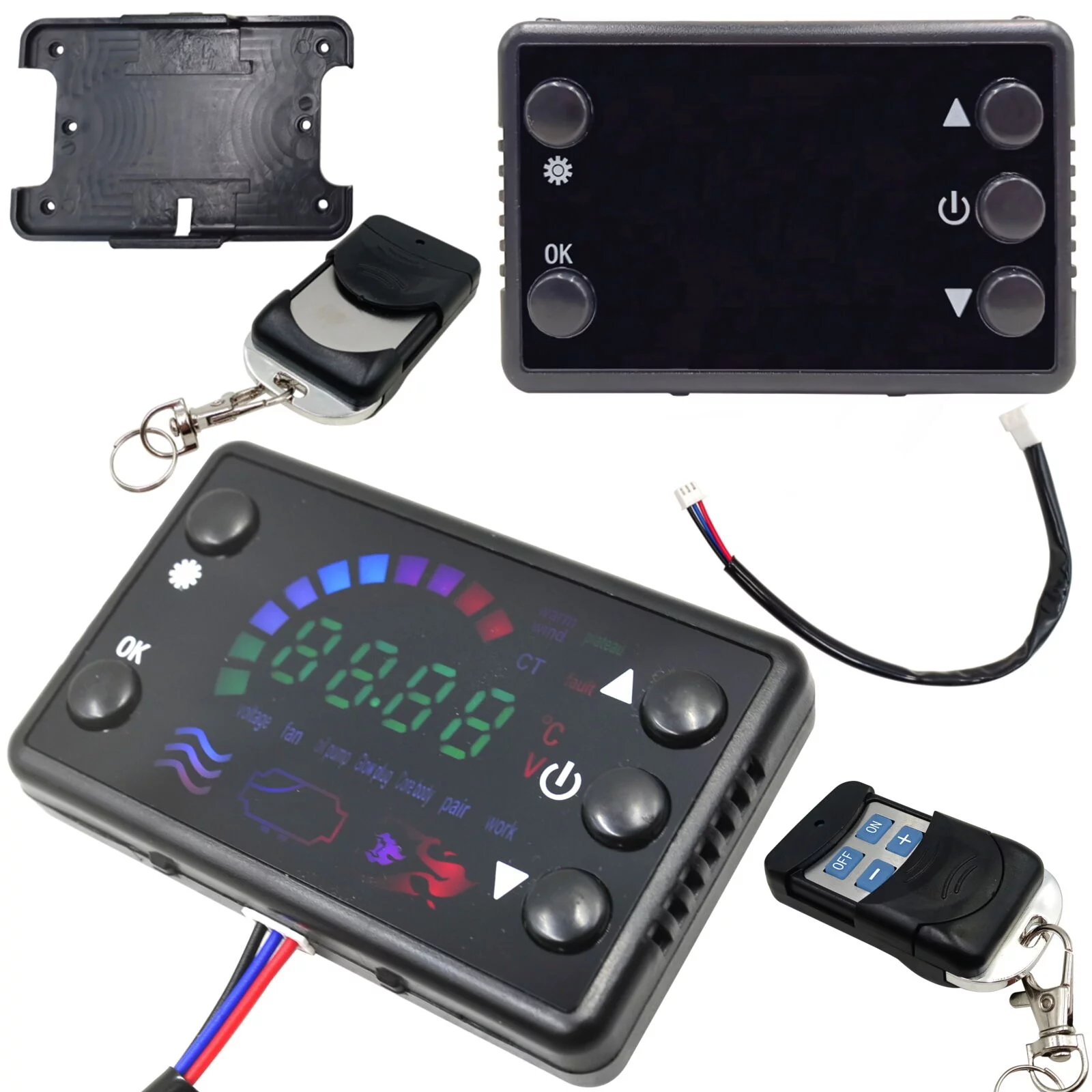 PANEL LCD Z PILOTEM do OGRZEWANIA