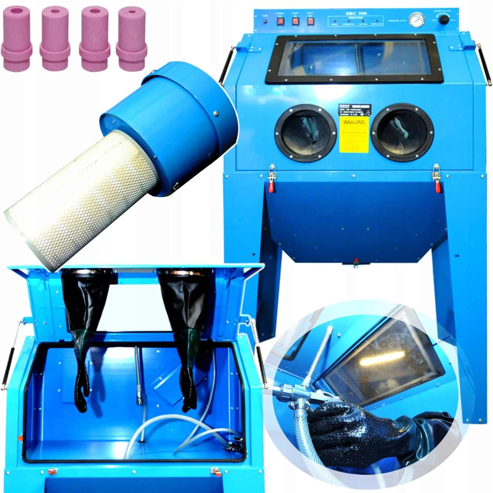 PIASKARKA KABINOWA 350L 0496