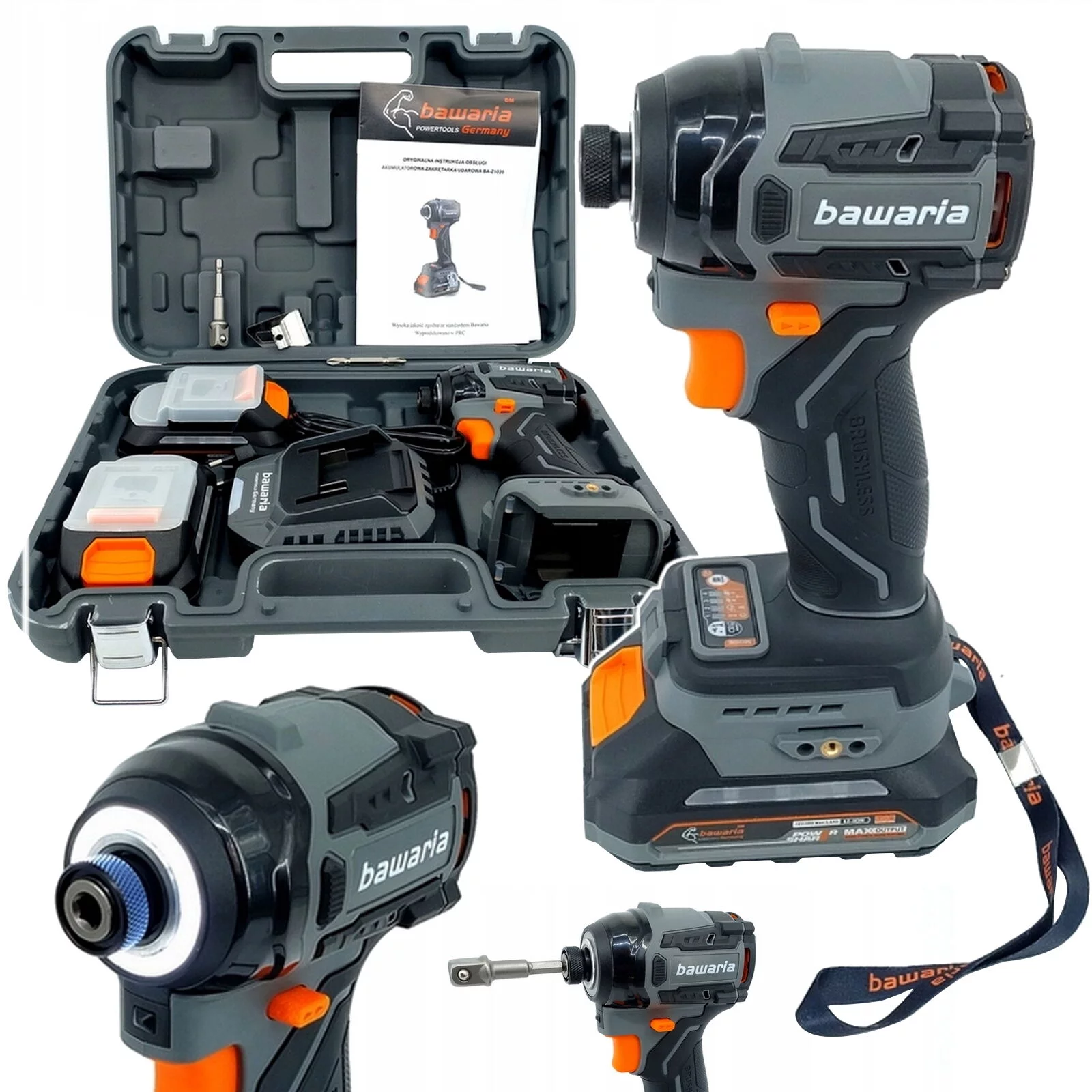 ZAKRĘTARKA UDAROWA zestaw BA-Z1020