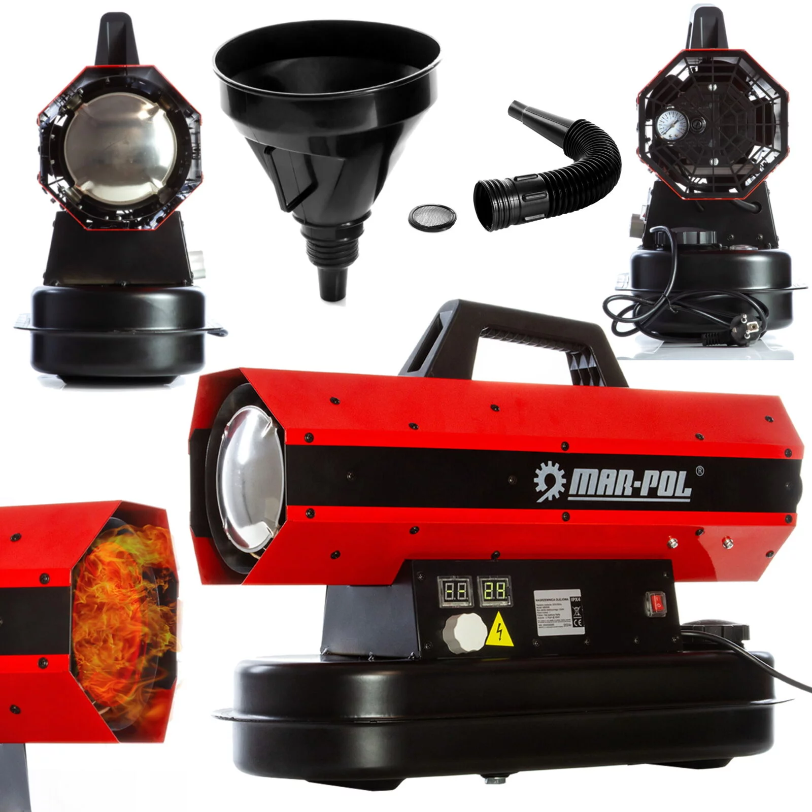 Nagrzewnica olejowa 30kw LCD