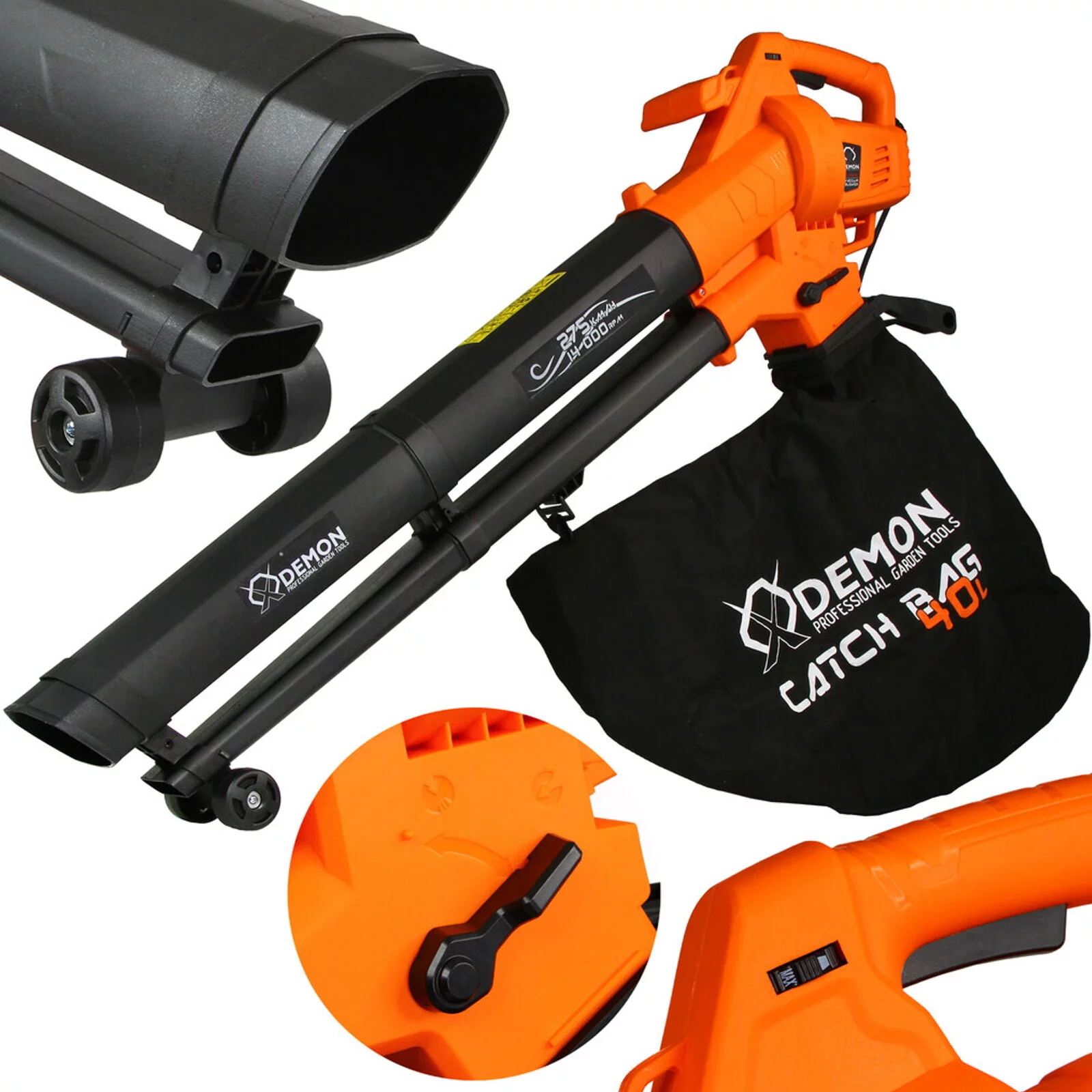 DMUCHAWA ELEKTRYCZNA ODKURZACZ DEMON