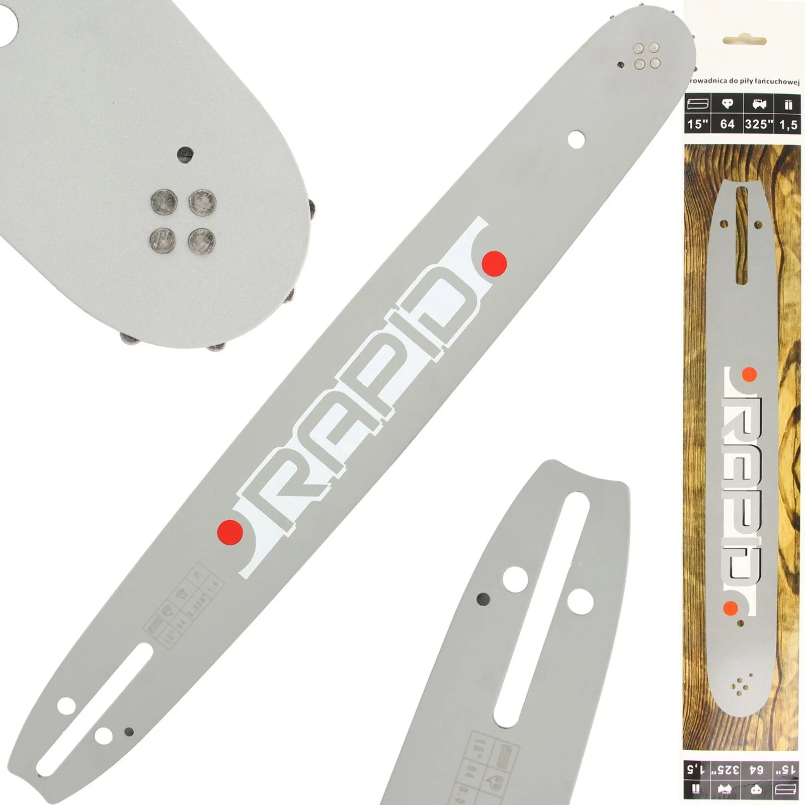 PROWADNICA RAPID DO HUSQVARNA 15”  1,5mm