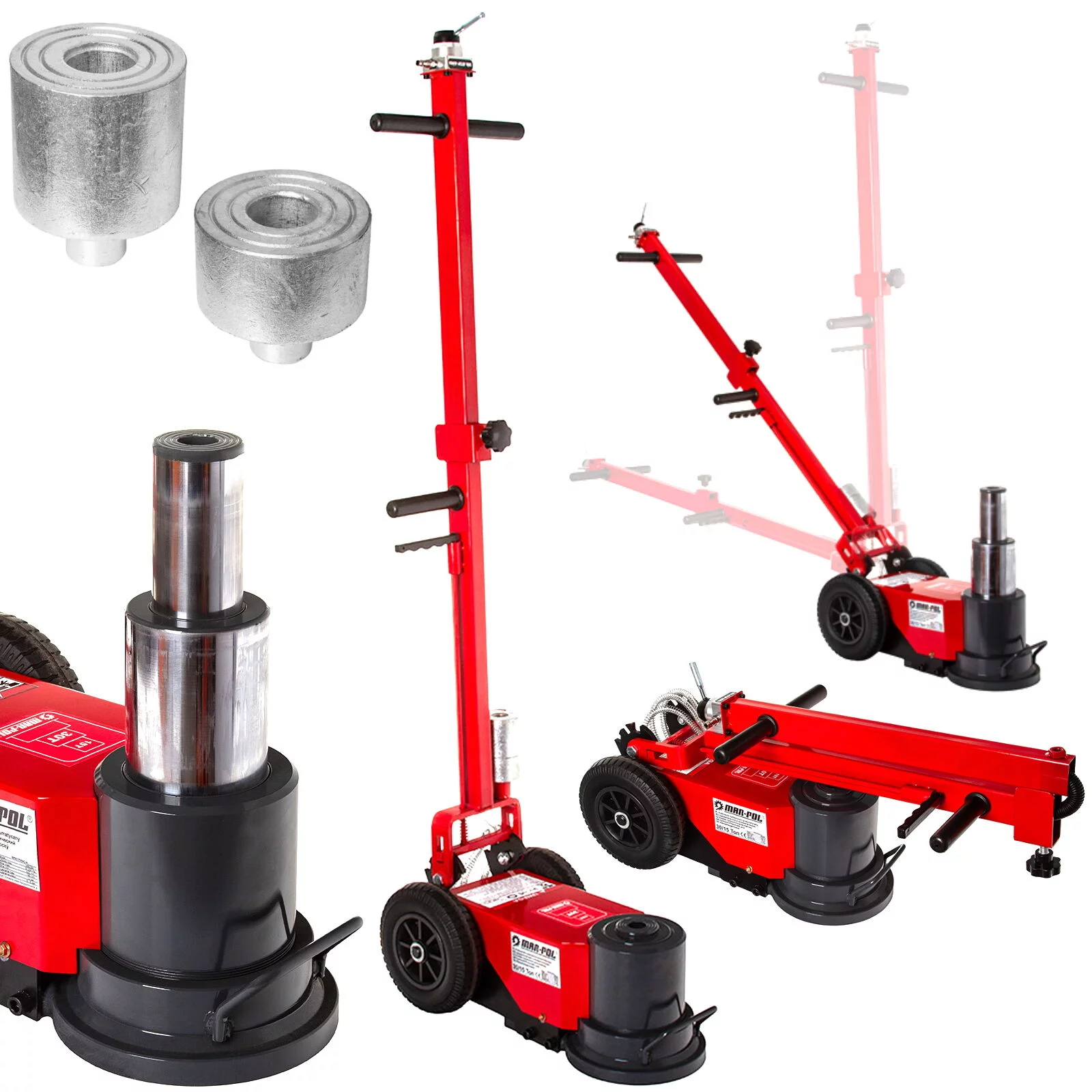 PODNOŚNIK HYDRAULICZNO-PNEUMATYCZNY | 30T