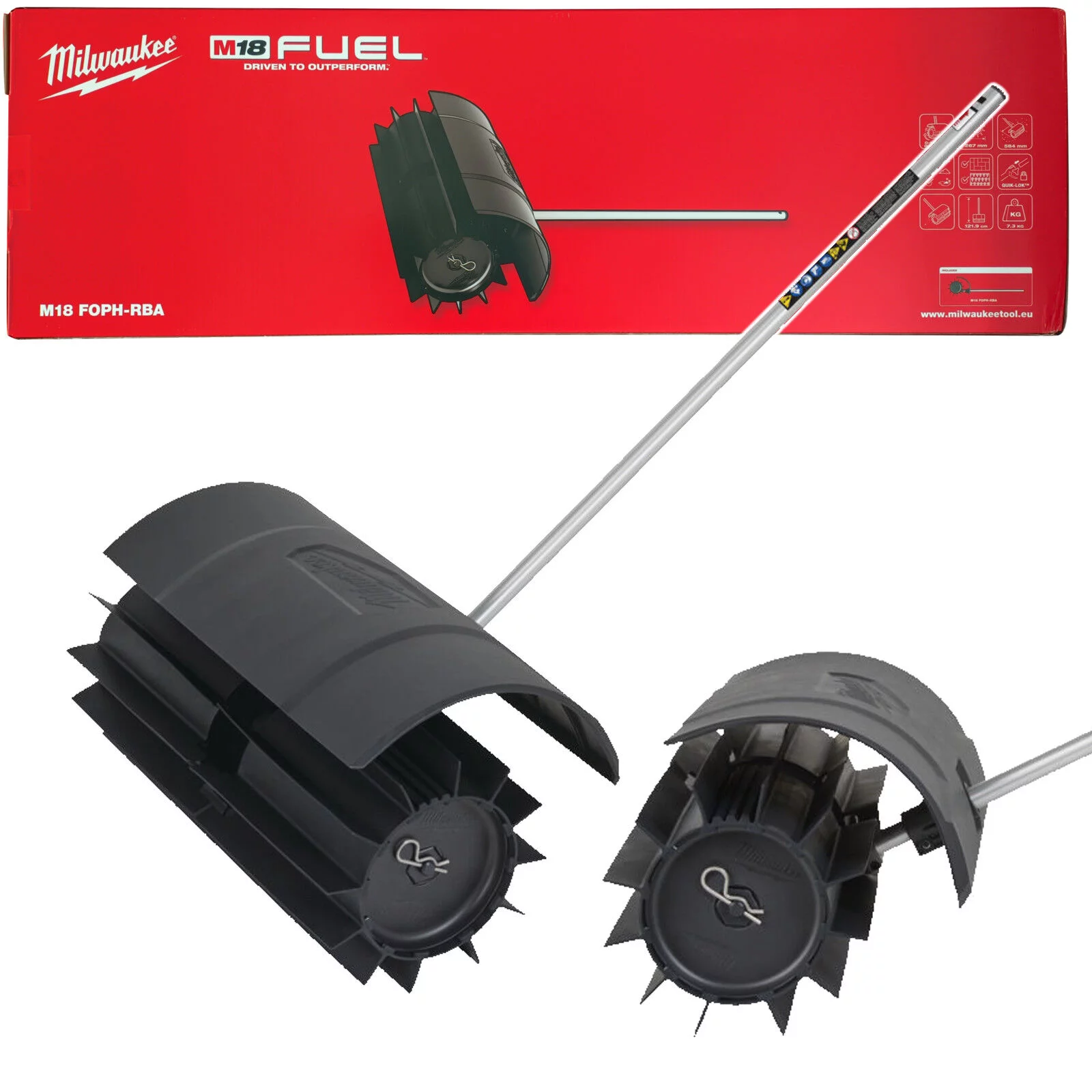 SZCZOTKA GUMOWA M18FOPH-RBA