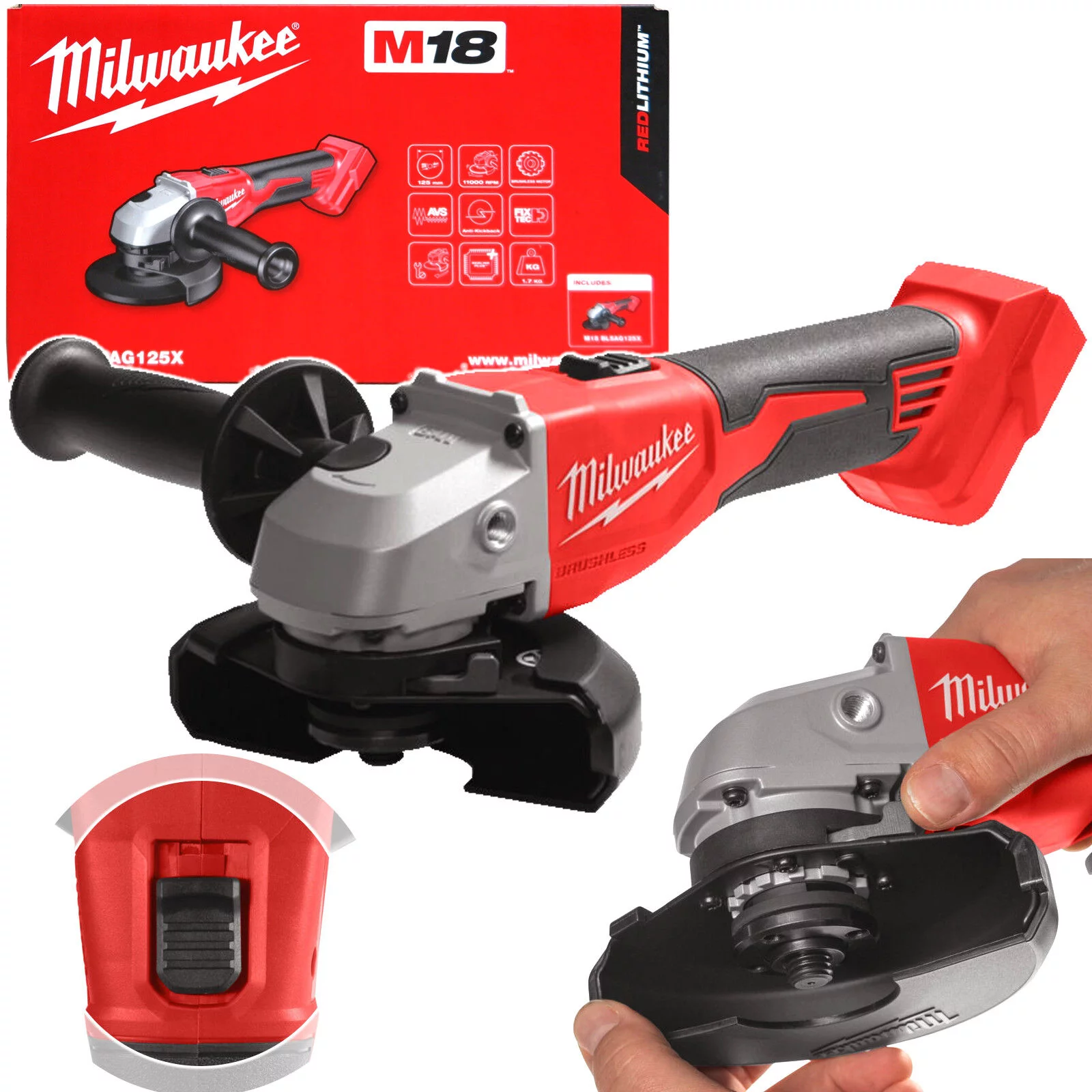 SZLIF.AKU 125MM  M18BLSAG