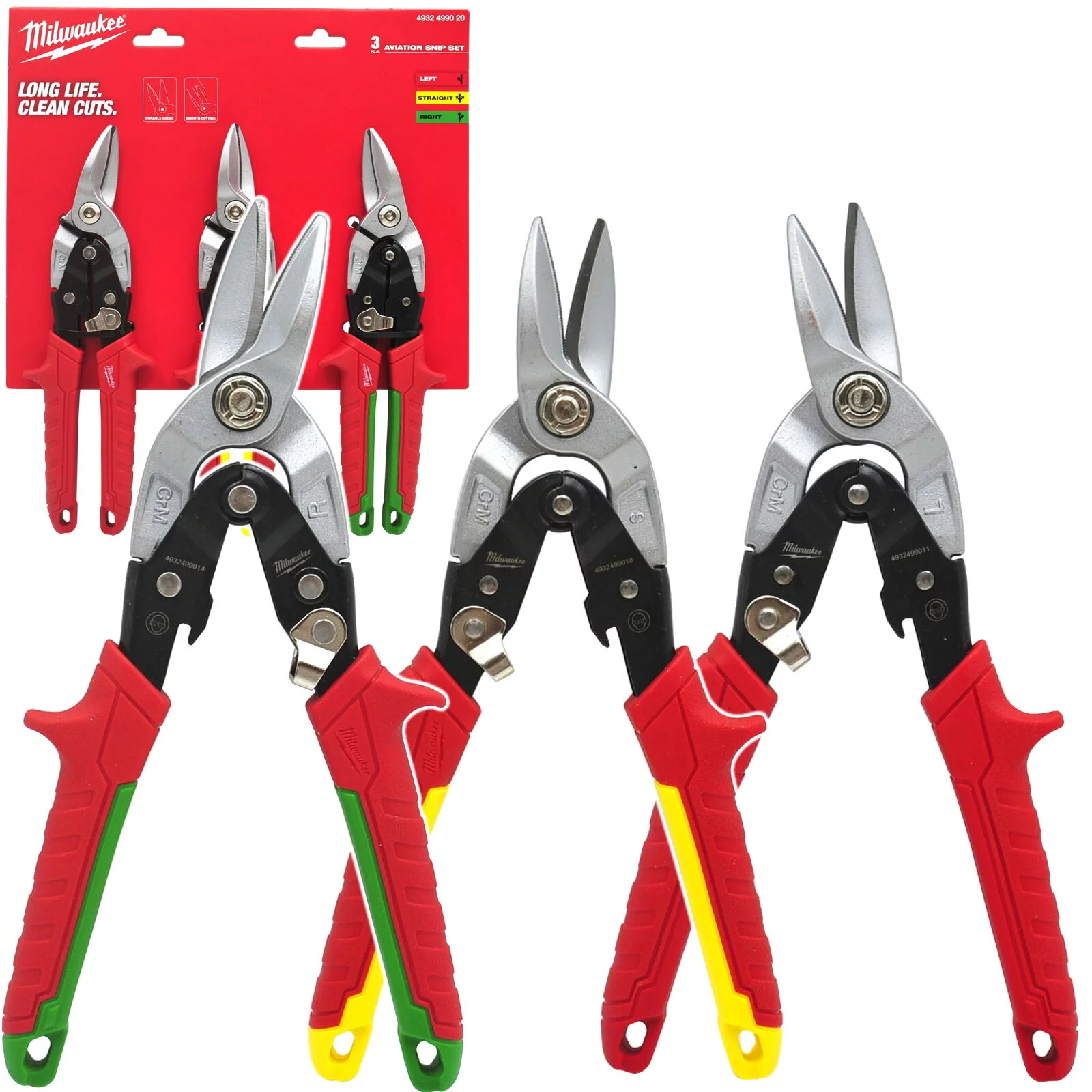 NOŻYCE DO BLACHY KPL.3SZT