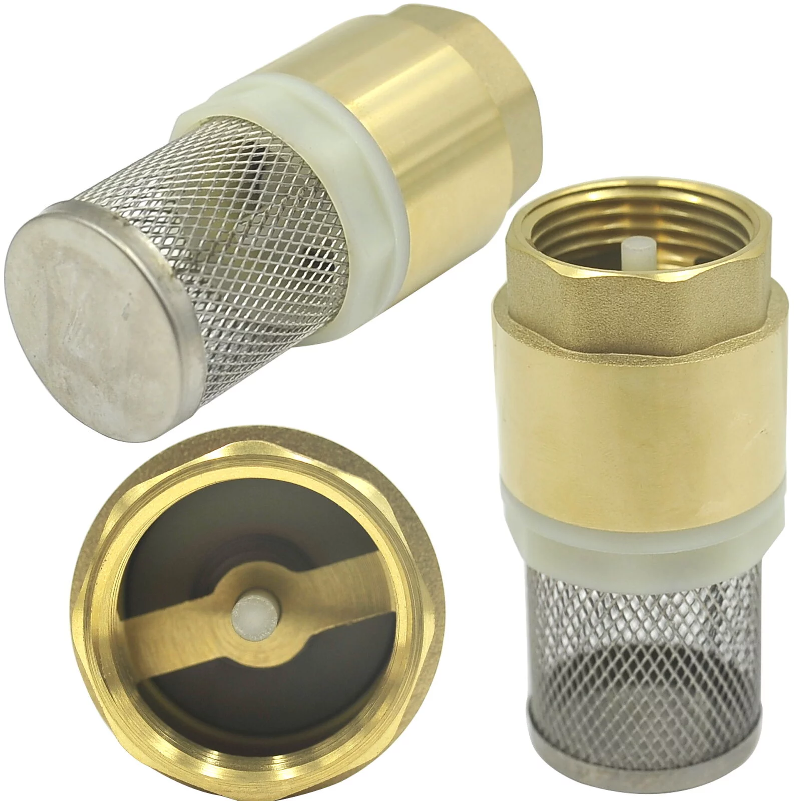 ZAWÓR ZWROTNY 1in Z SIATKĄ