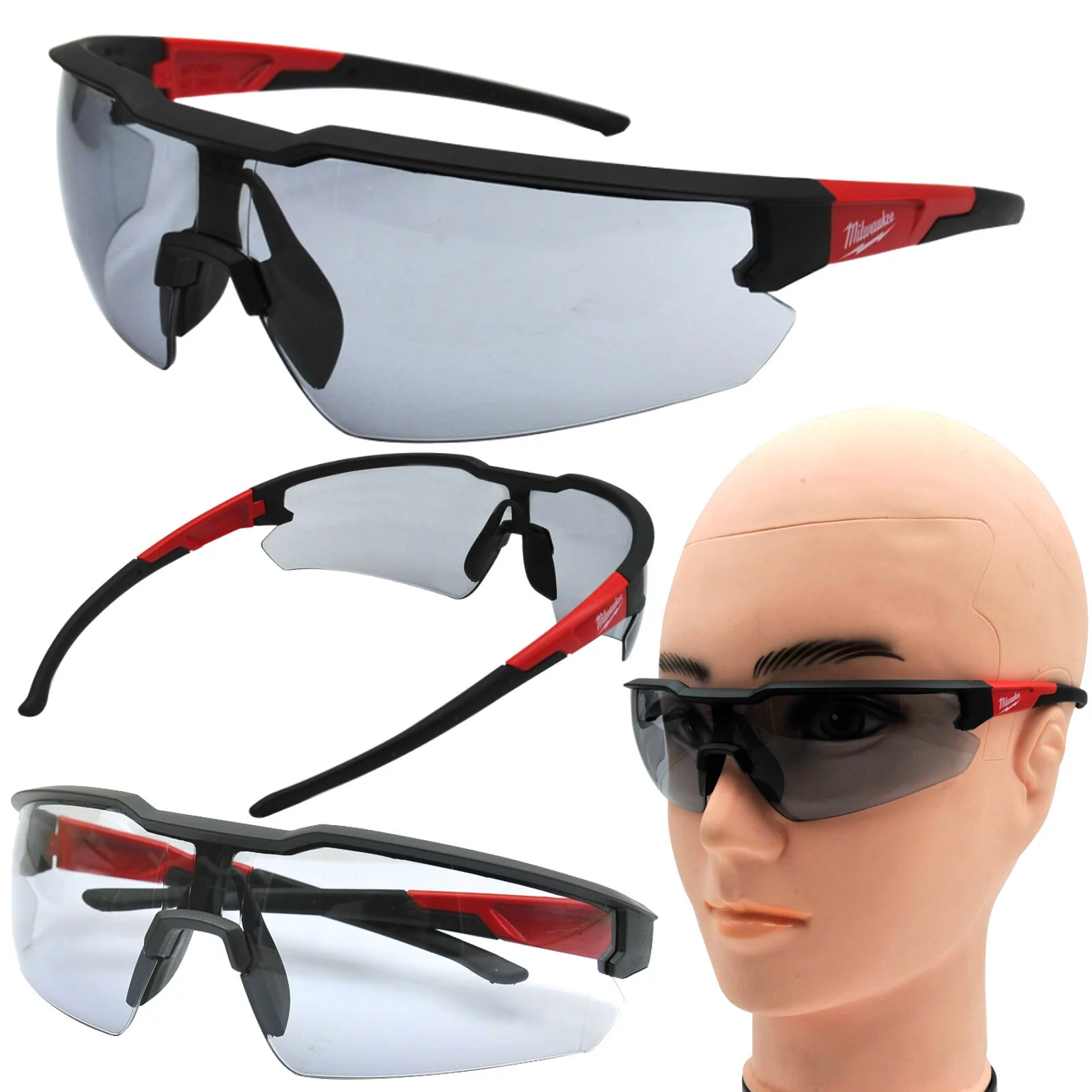 OKULARY OCHRONNE SZARE