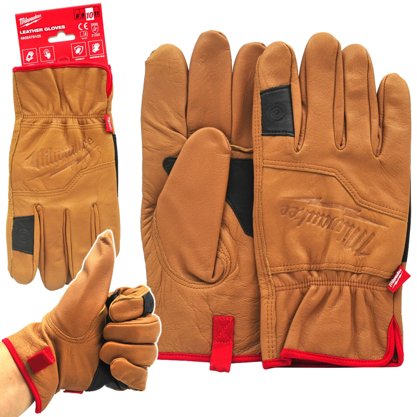 RĘKAWICE SKÓRZANE XL/10