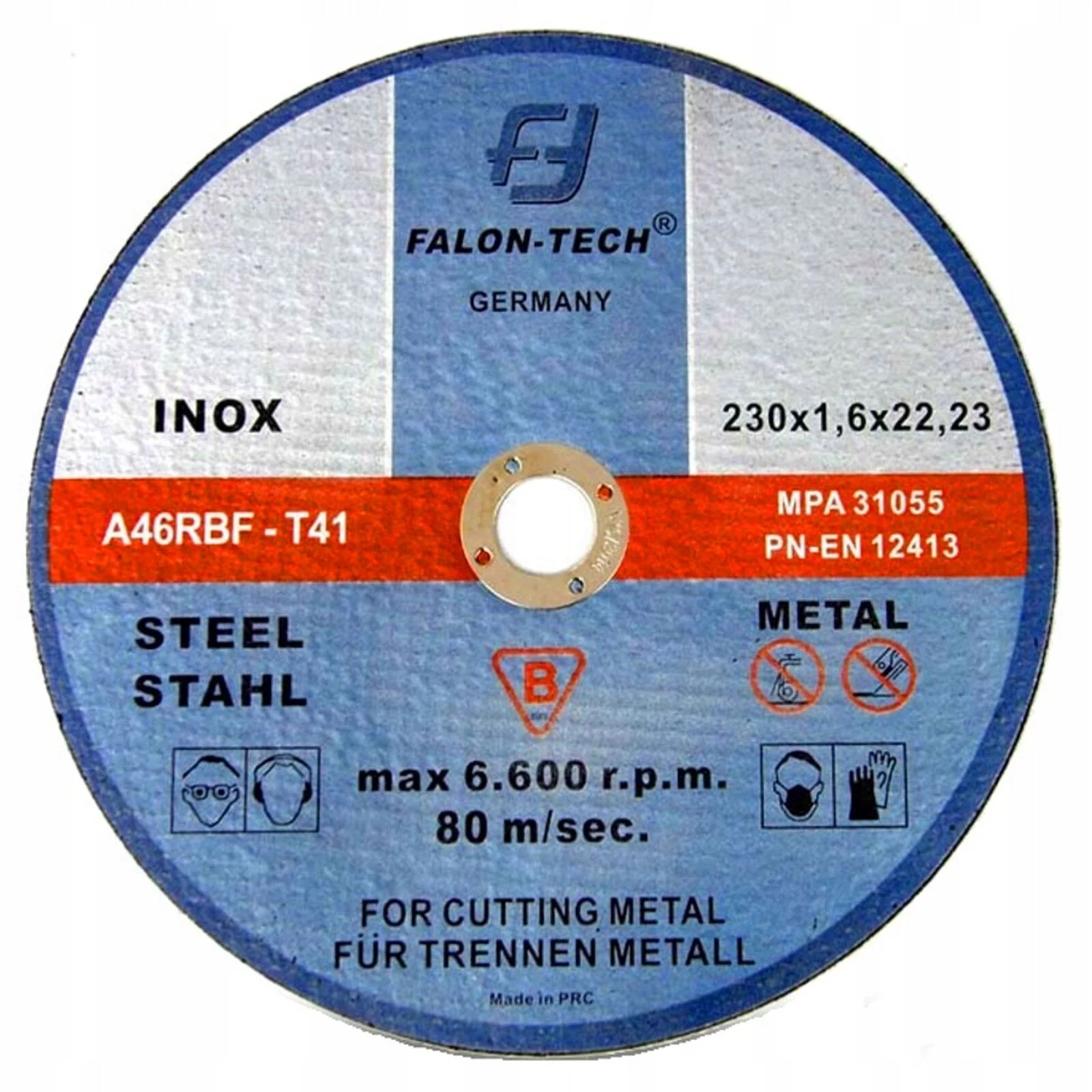 TARCZA DO METALU 230mm 230*1,6mm FT