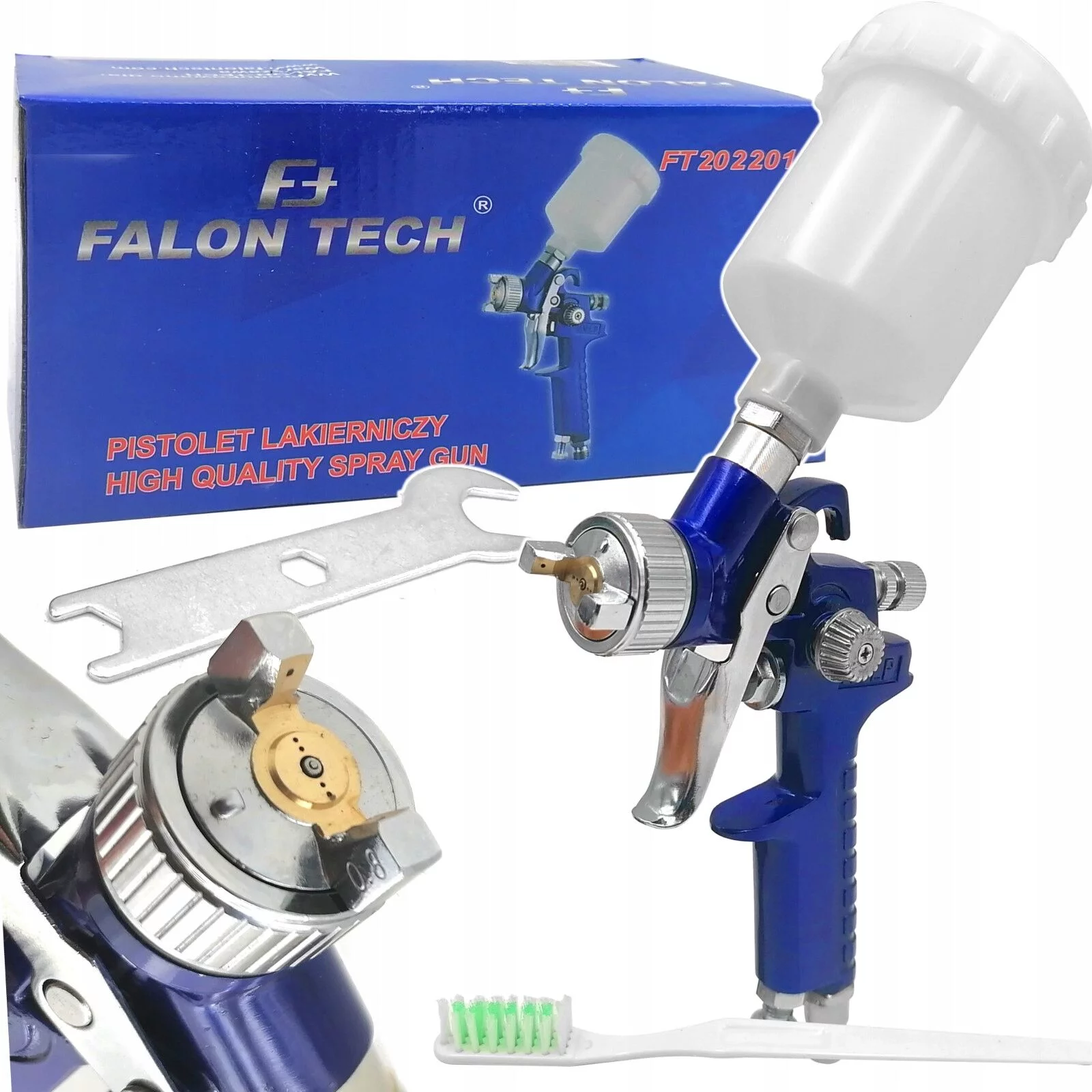 PISTOLET LAKIERNICZY HVLP MINI dysza 0,8