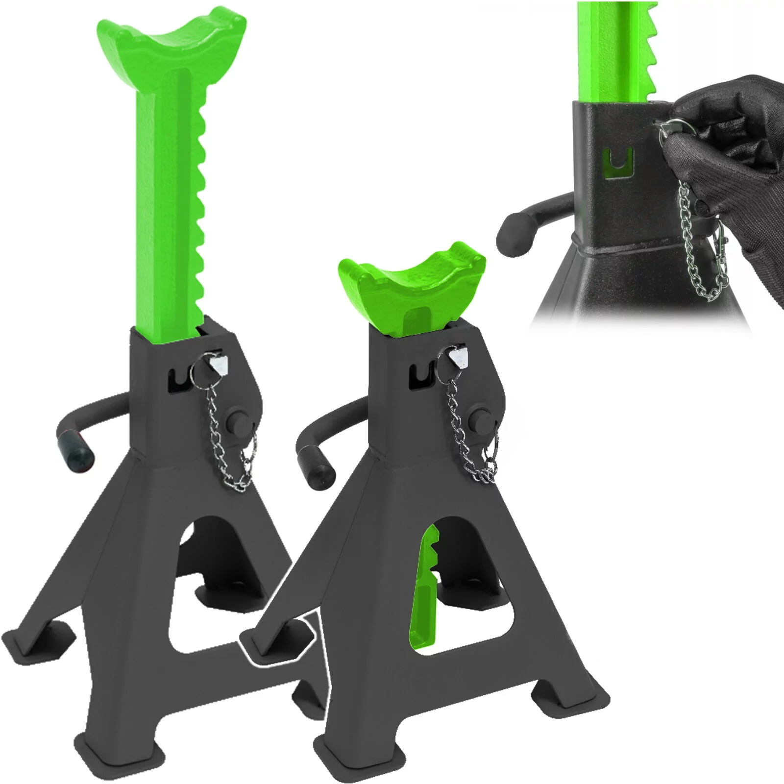 PODSTAWKI WARSZTATOWE 6T GUMA BLOKADA