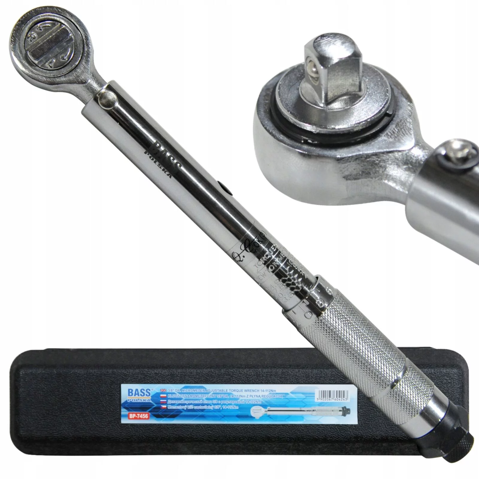 KLUCZ DYNAMOMETRYCZNY 3/8" 14-112NM