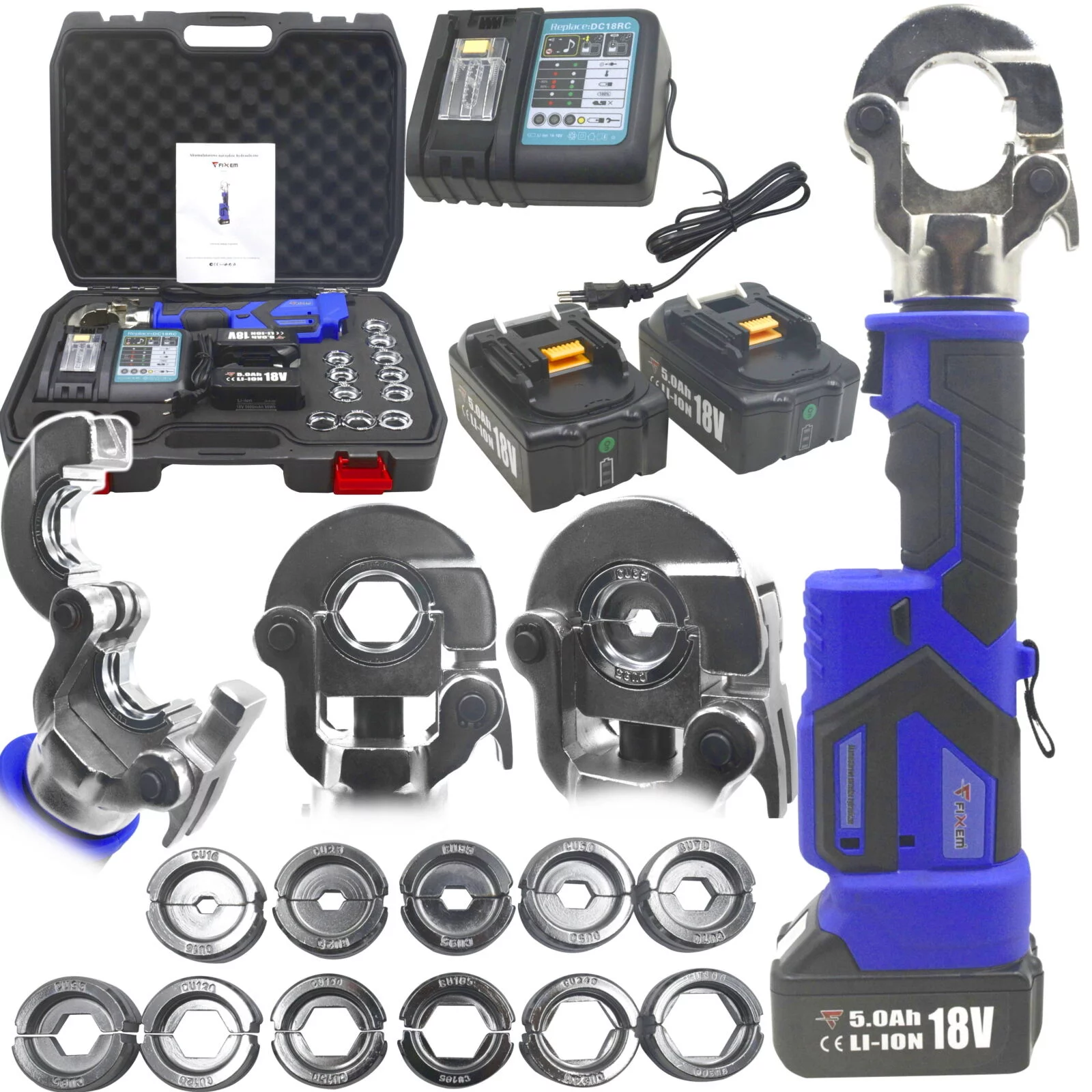 ZACISKARKA AKUMULATOROWA zestaw 18V