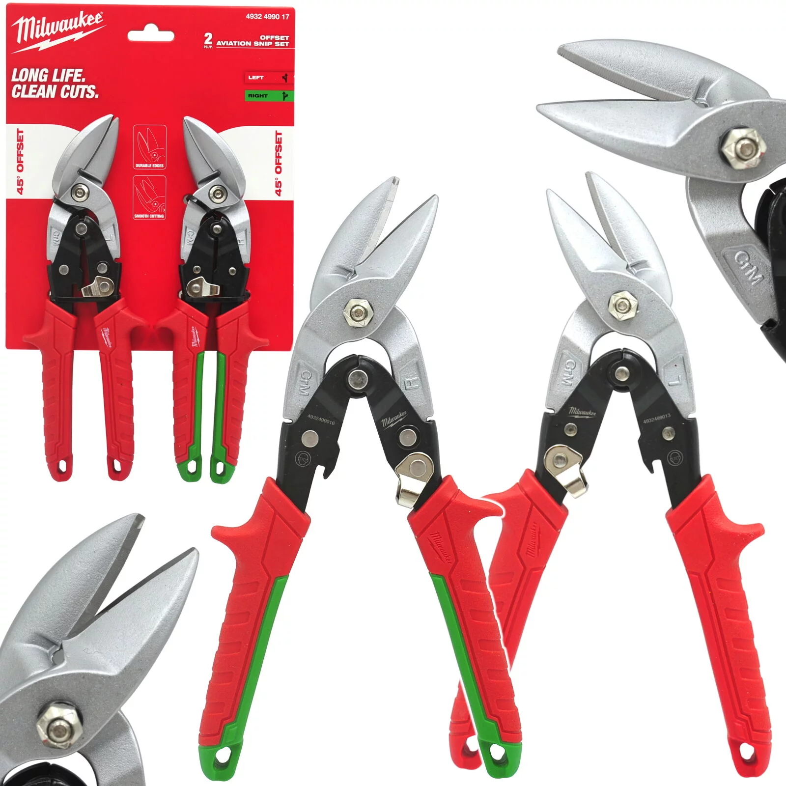 NOŻYCE DO BLACHY KPL.2SZT