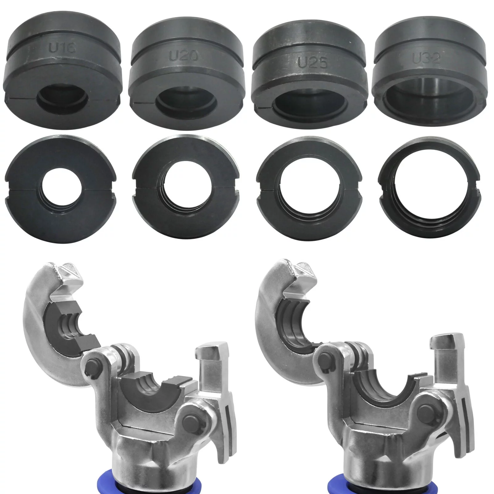 ZESTAW 4 MATRYC typ U do ZACISKARKI RUR