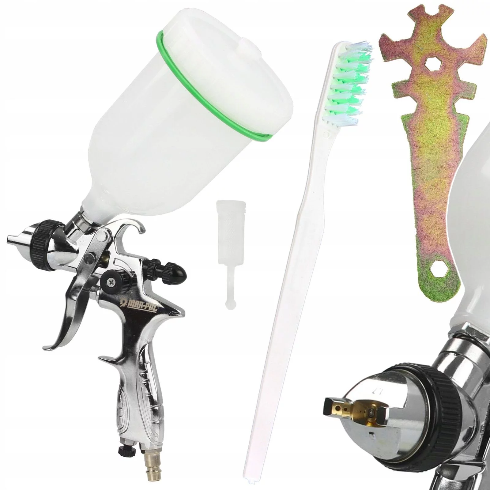 PISTOLET DO MALOWANIA DYSZA 1,7mm CHROM-PROFI