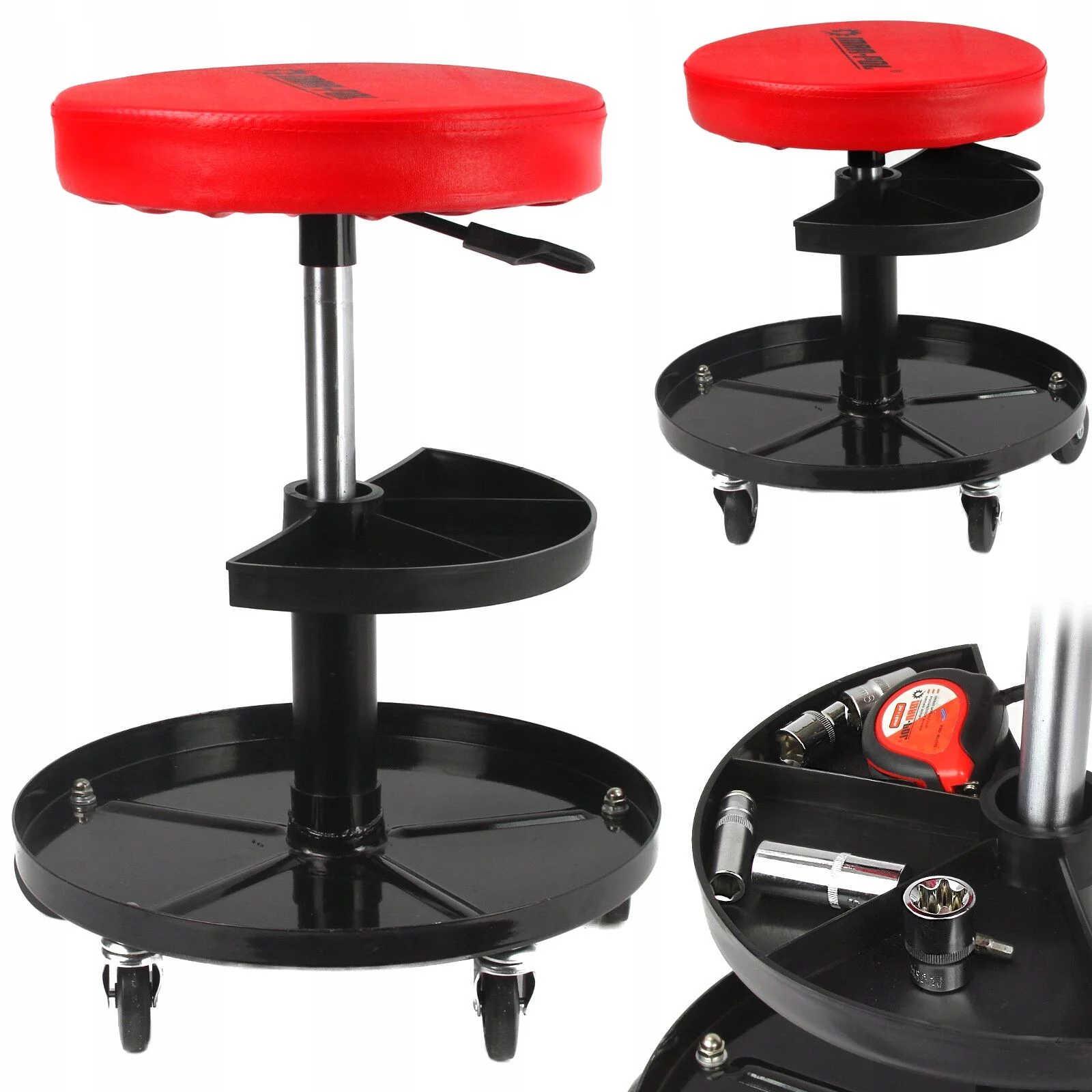 TABORET WARSZTATOWY Z REGULACJĄ WYSOKOŚCI