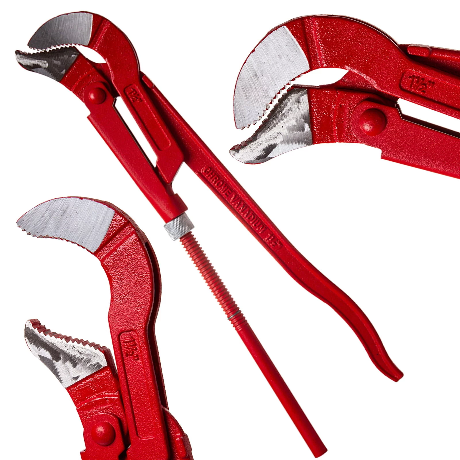 KLUCZ NASTAWNY HYDRAULICZNY DO RUR ŻABKA 1.5"