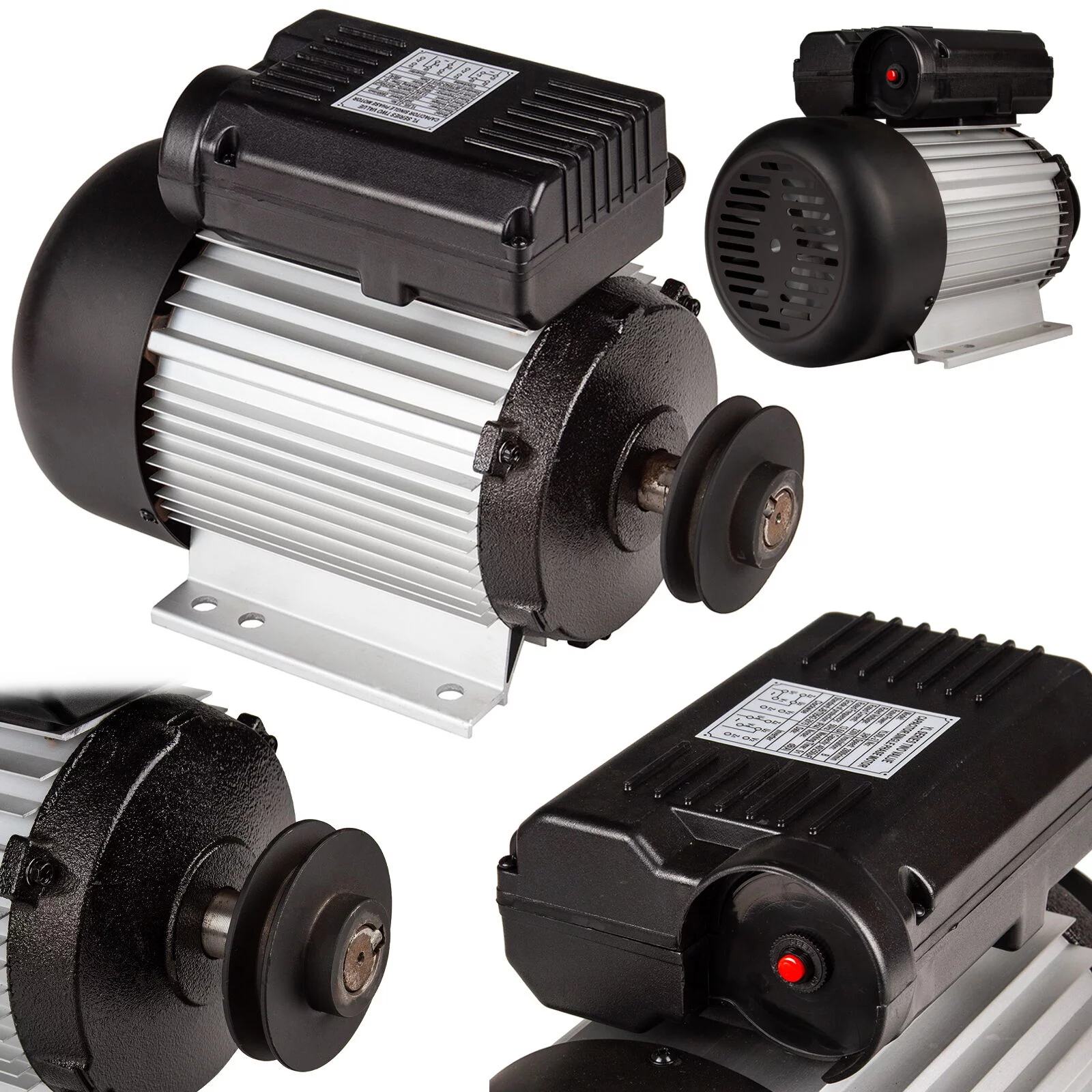 SILNIK ELEKTRYCZNY JEDNOFAZOWY DO KOMPRESORA 2,2 kW 230V 2880 r/min