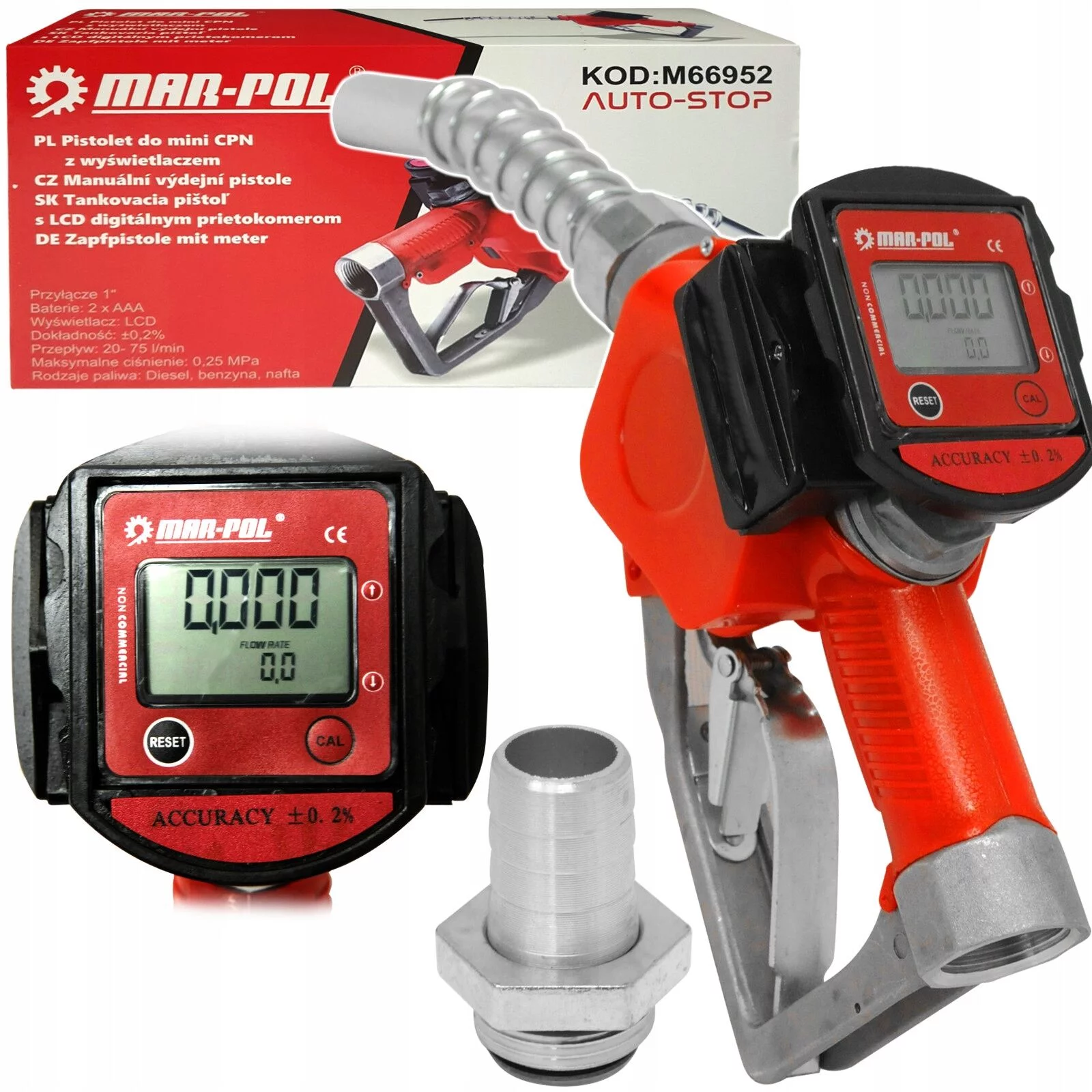 PISTOLET CPN LICZNIK LCD AUTO-STOP