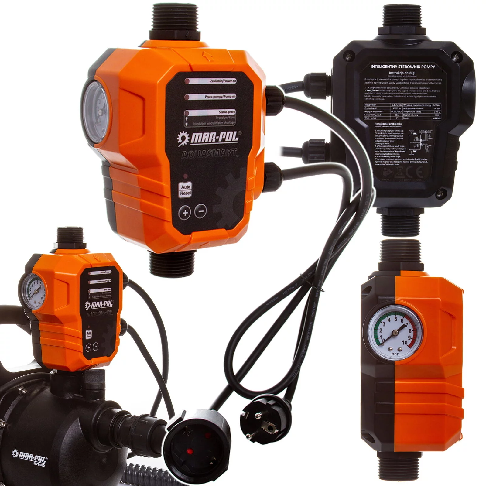 KONTROLER POMPY AQUA-SMART AUTO WYŁĄCZNIK