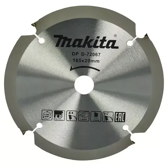 PIŁA TARCZOWA 165X20X4Z płyty włókno-cementowe sid