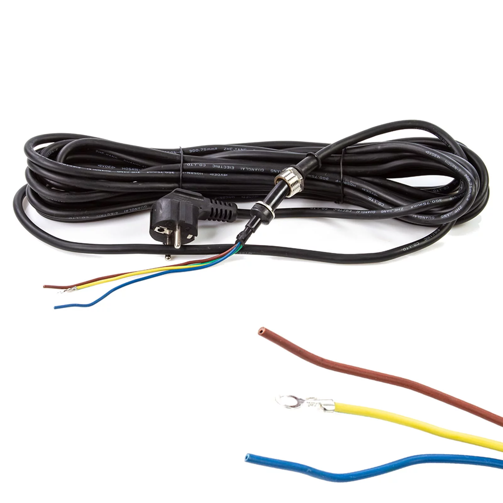 KABEL ZASILAJĄCY POMPY QDX blaszka gw