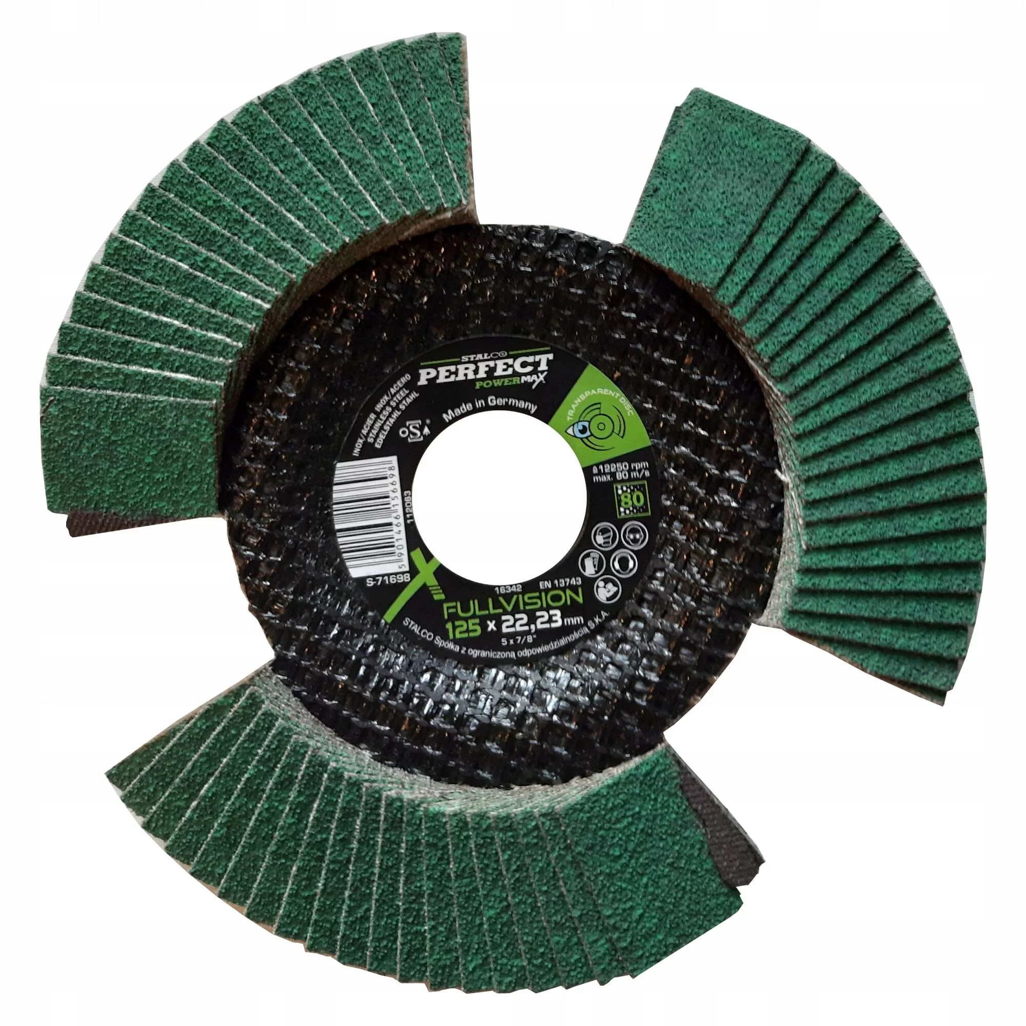 STALCO Tarcza listkowa 125*22 GR.60 Fullvision