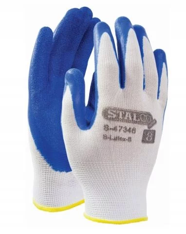 RĘKAWICE OCHRONNE ROBOCZE POLIESTROWE S-LATEX B ECO STALCO 10 XL