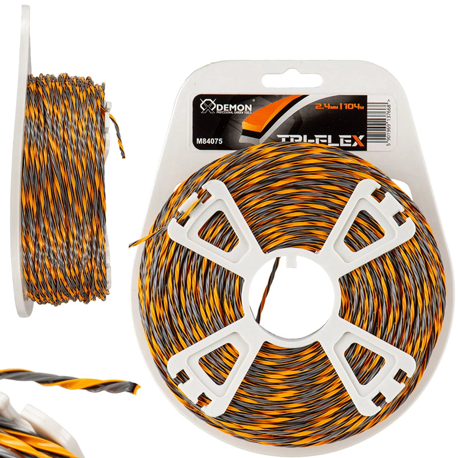 ŻYŁKA TNĄCA DO KOSY SPALINOWEJ PODKASZARKI DEMON Tri-Flex 2.4mm 104m