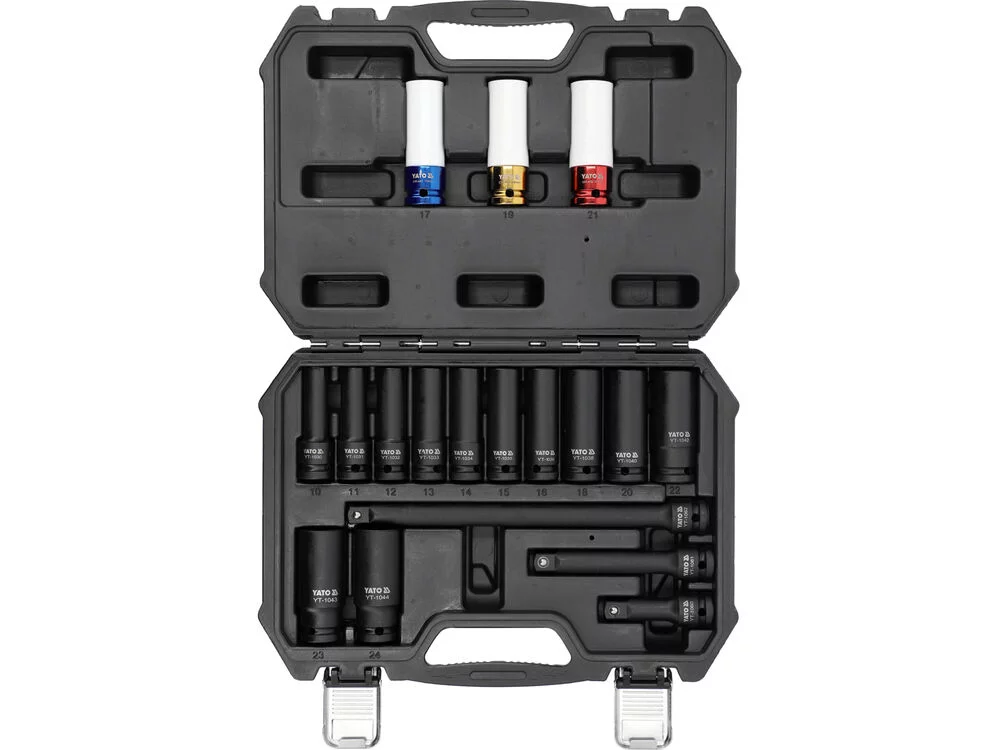 NASADKI UDAROWE DO KÓŁ DŁUGIE 1/2" 10-24mm 18el.