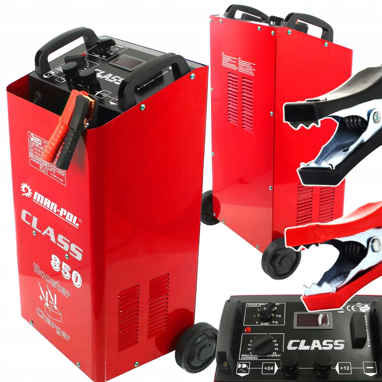 PROSTOWNIK Z ROZRUCHEM CLASS 850A LCD 80-1000Ah ROZRUCH BOOSTER