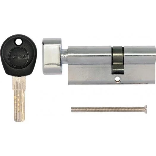 YT-69921 WKŁADKA ZAMK.Z GAŁKA 31/36MM CHROM 8-KL.