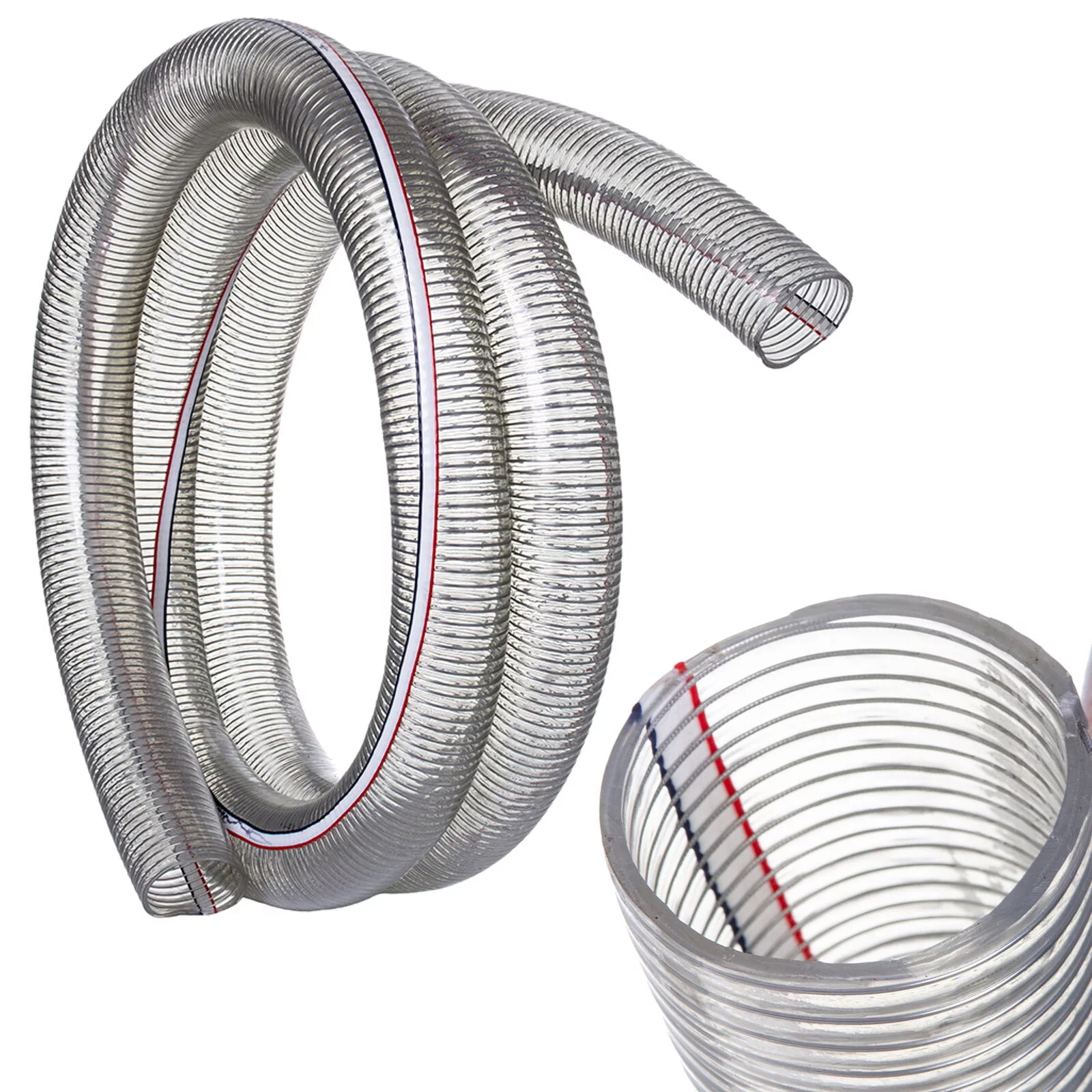 WĄŻ SSAWNY 3'' 75mm 1m ZBROJONY