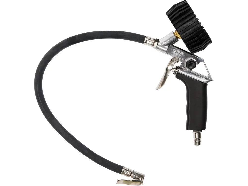 YT-2370 PISTOLET DO POMPOWANIA Z MANOMETREM