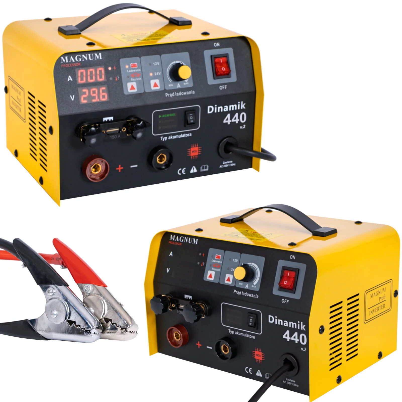 PROSTOWNIK INWERTEROWY Z ROZRUCHEM DINAMIK 440 V.2 12/24V 230V MAGNUM