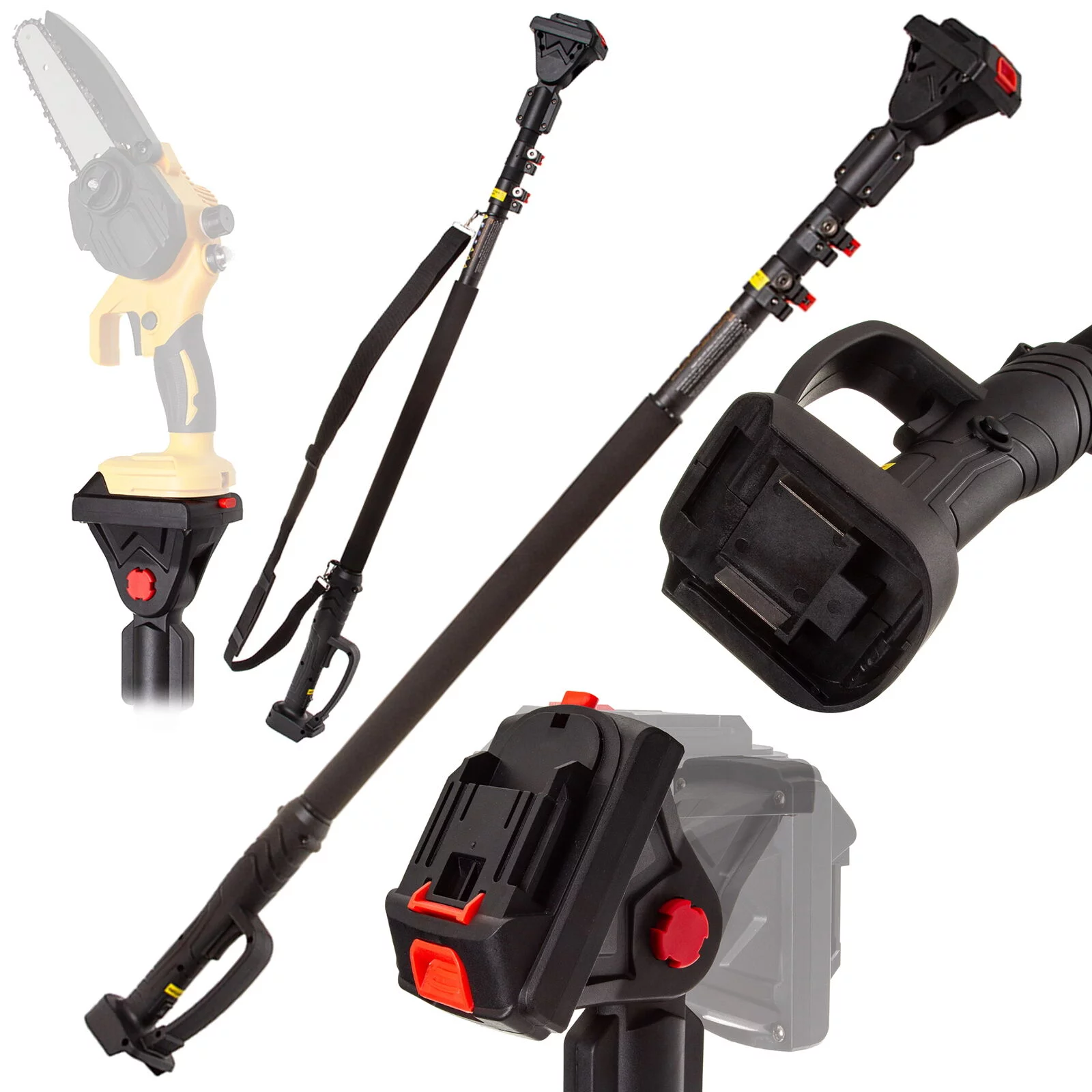 WYSIĘGNIK TELESKOPOWY REGULOWANY PILARKI PIŁY AKUMULATOROWEJ 1,2m - 2,5m