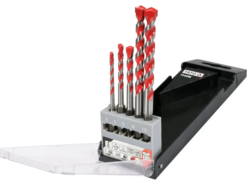 ZESTAW WIERTEŁ UNIWERSALNYCH 4-10MM HEX