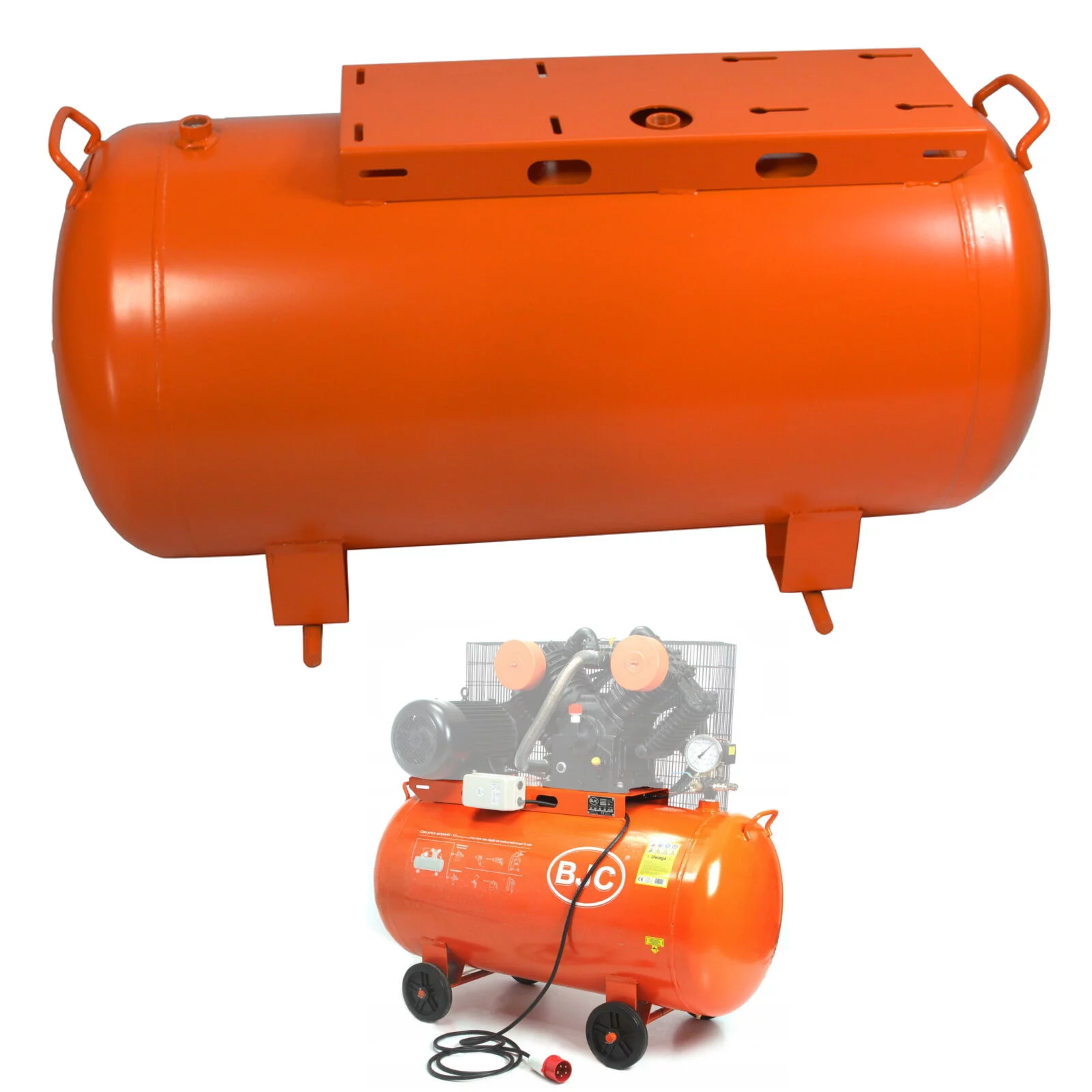 ZBIORNIK KOMPRESORA V-1.05T 12,5BAR BUTLA 350L DO SPRĘŻARKI KOMPRESORA