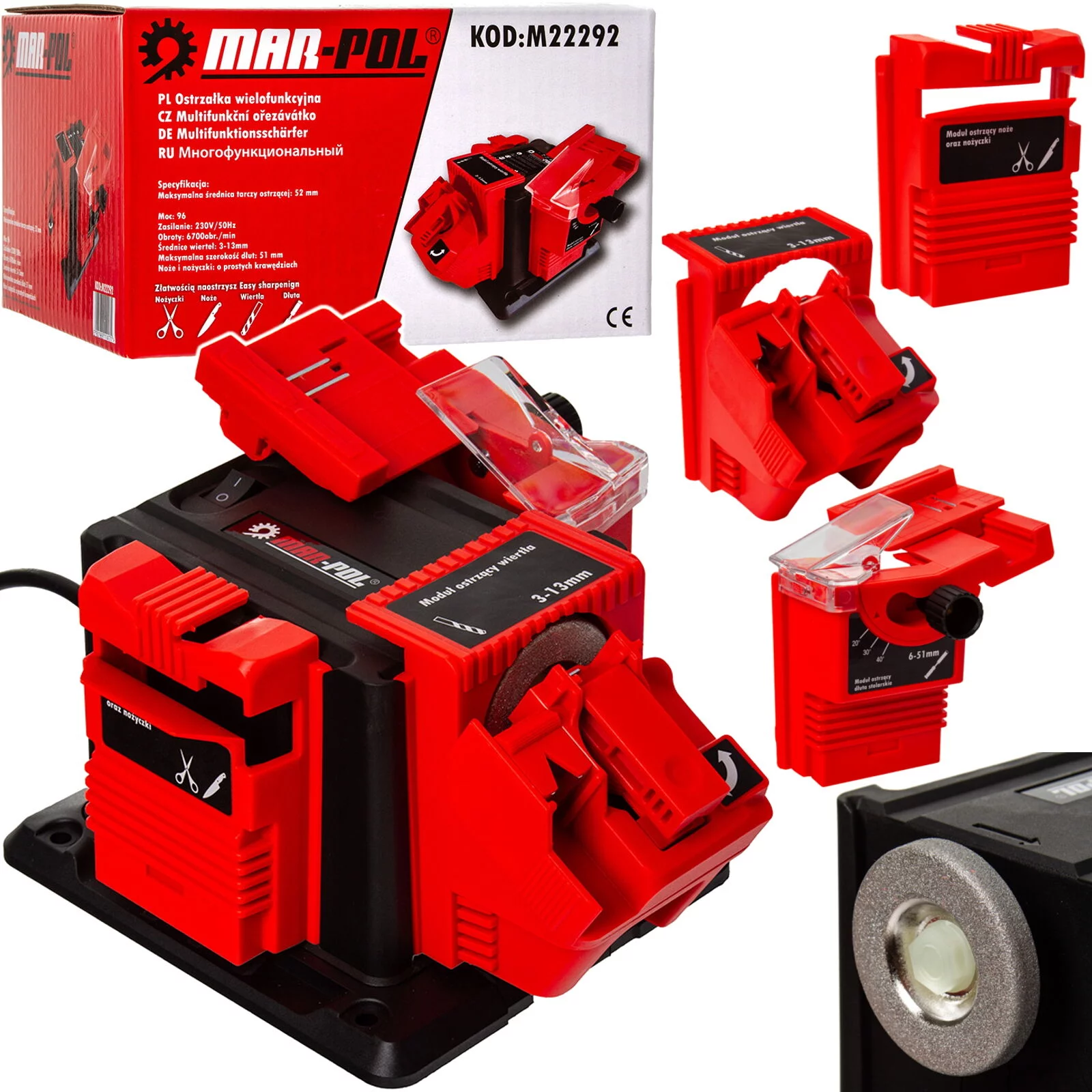 OSTRZAŁKA WIELOFUNKCYJNA UNIWERSALNA NOŻY DŁUT 3W1 WIERTEŁ NOŻYCZEK DŁUT