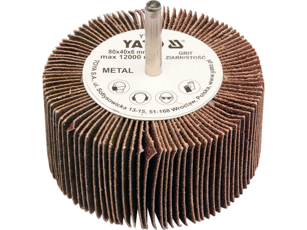 YT-83386 ŚCIERNICA LISTKOWA TRZPIEŃ 80*40*6 P150