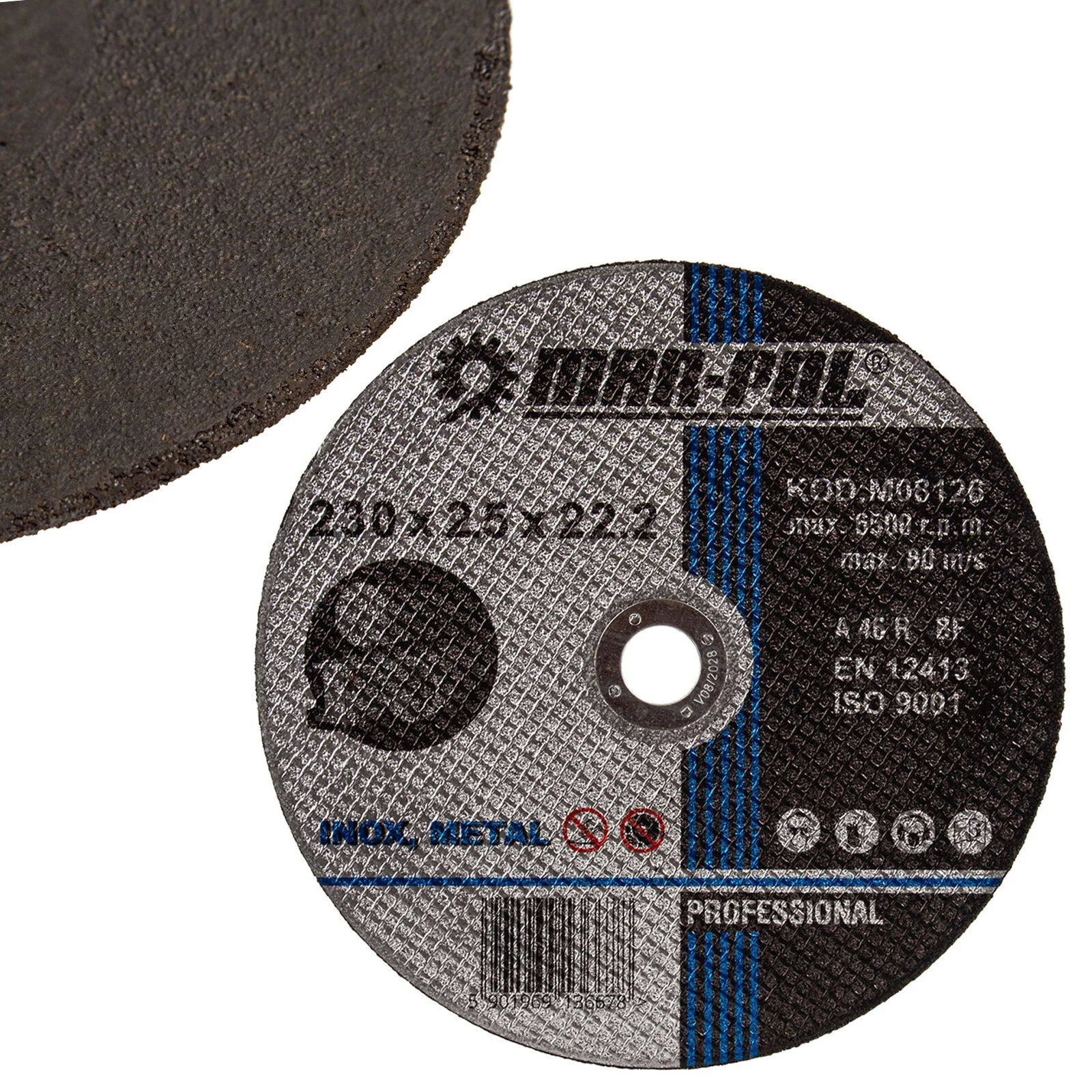 TARCZA DO CIĘCIA STALI METALU INOX SZLIFIERKI KĄTOWEJ 230mm 230x1,5mm